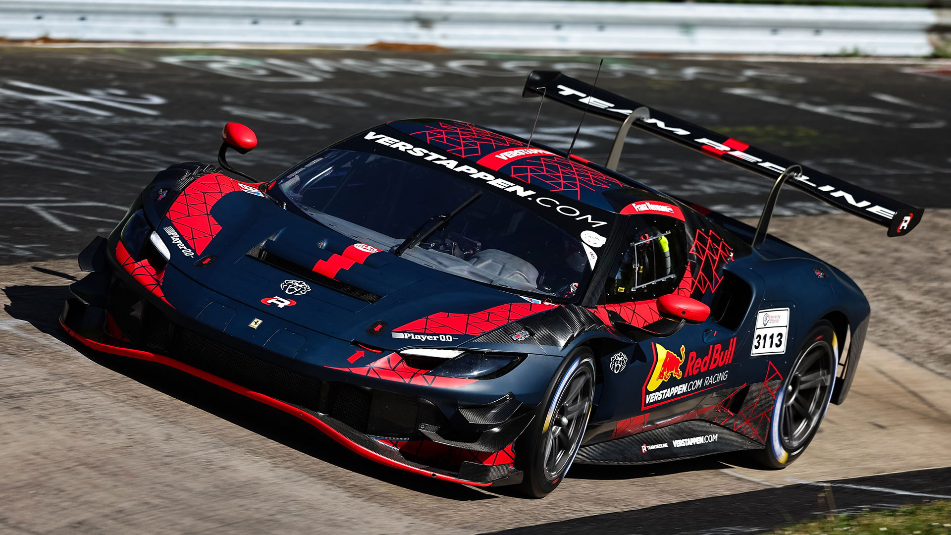 F1 champion Max Verstapppen wins on Nurburgring GT3 debut in a Ferrari