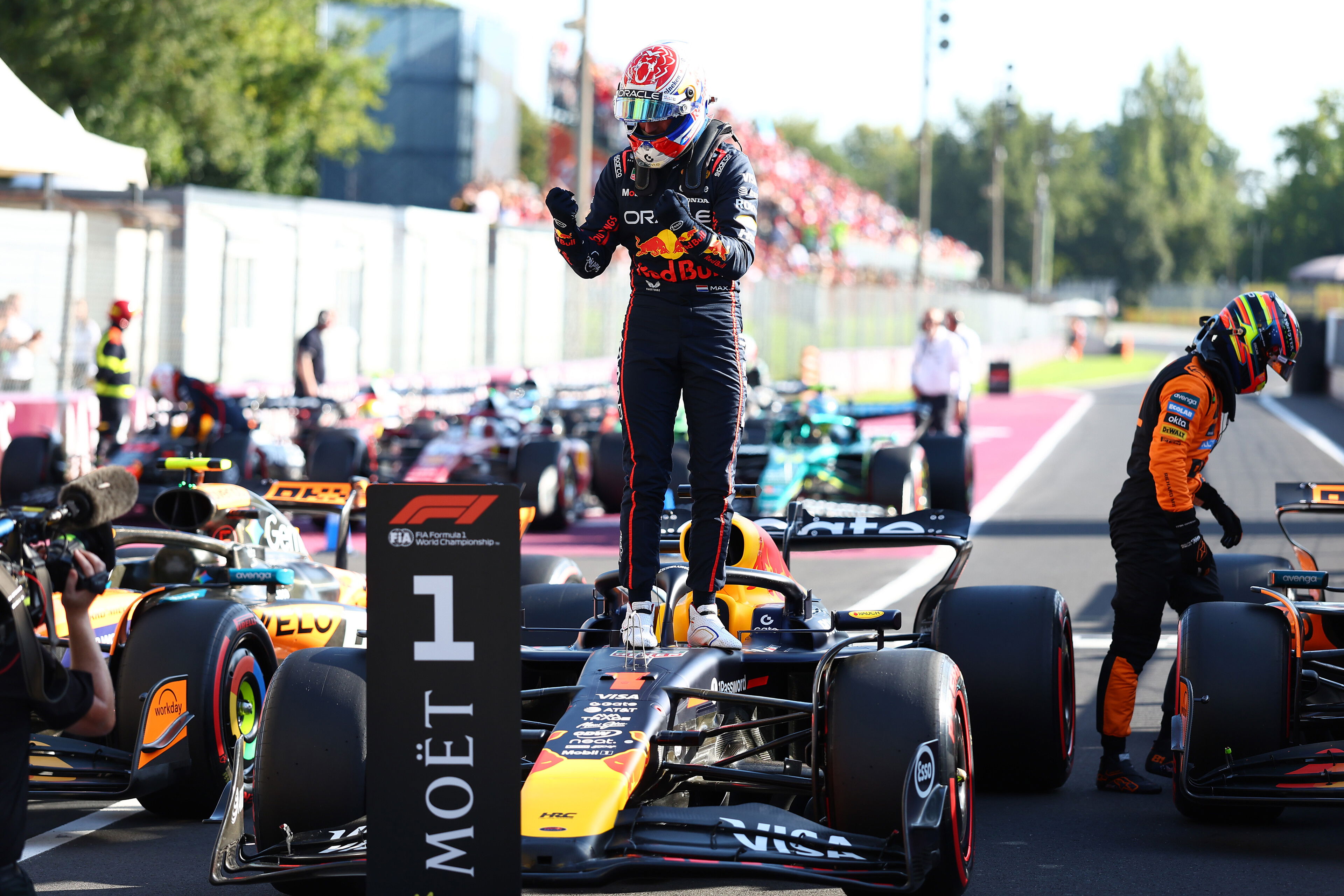 Max Verstappen makes F1 history by breaking Lewis Hamilton record at Monza