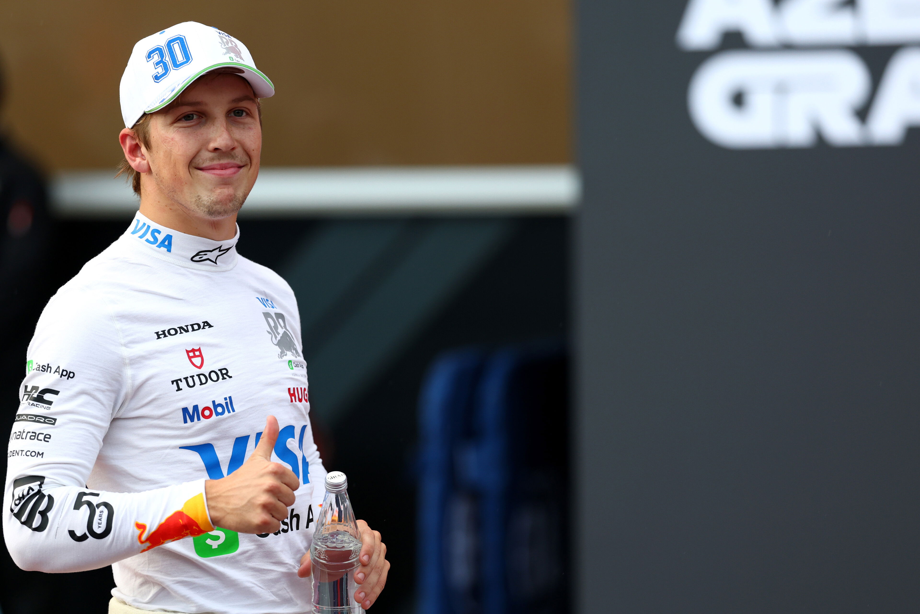 Liam Lawson aims cheeky swipe at Yuki Tsunoda after holding off Red Bull