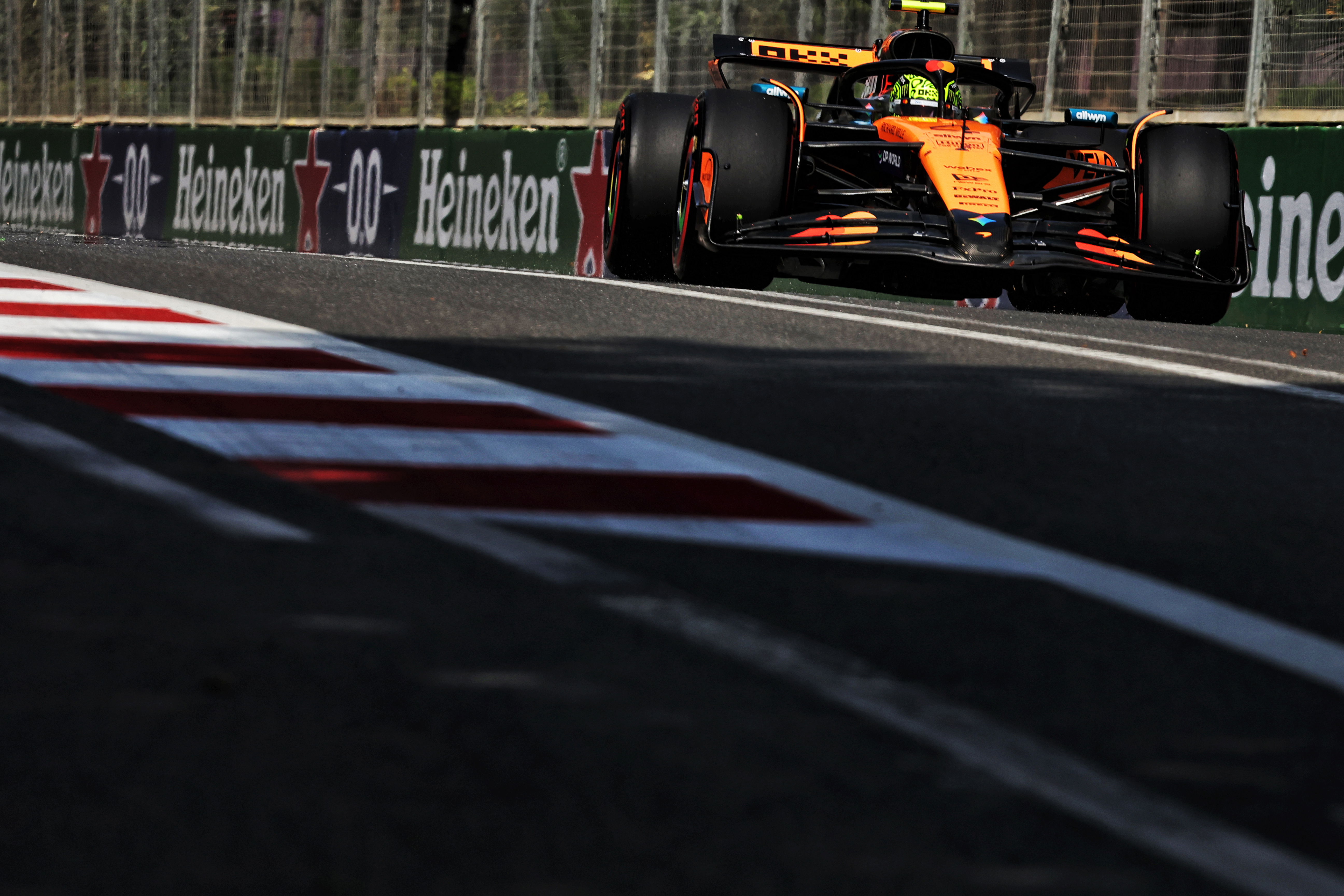 Blow for Lando Norris as both McLarens crash in second F1 Azerbaijan Grand Prix practice