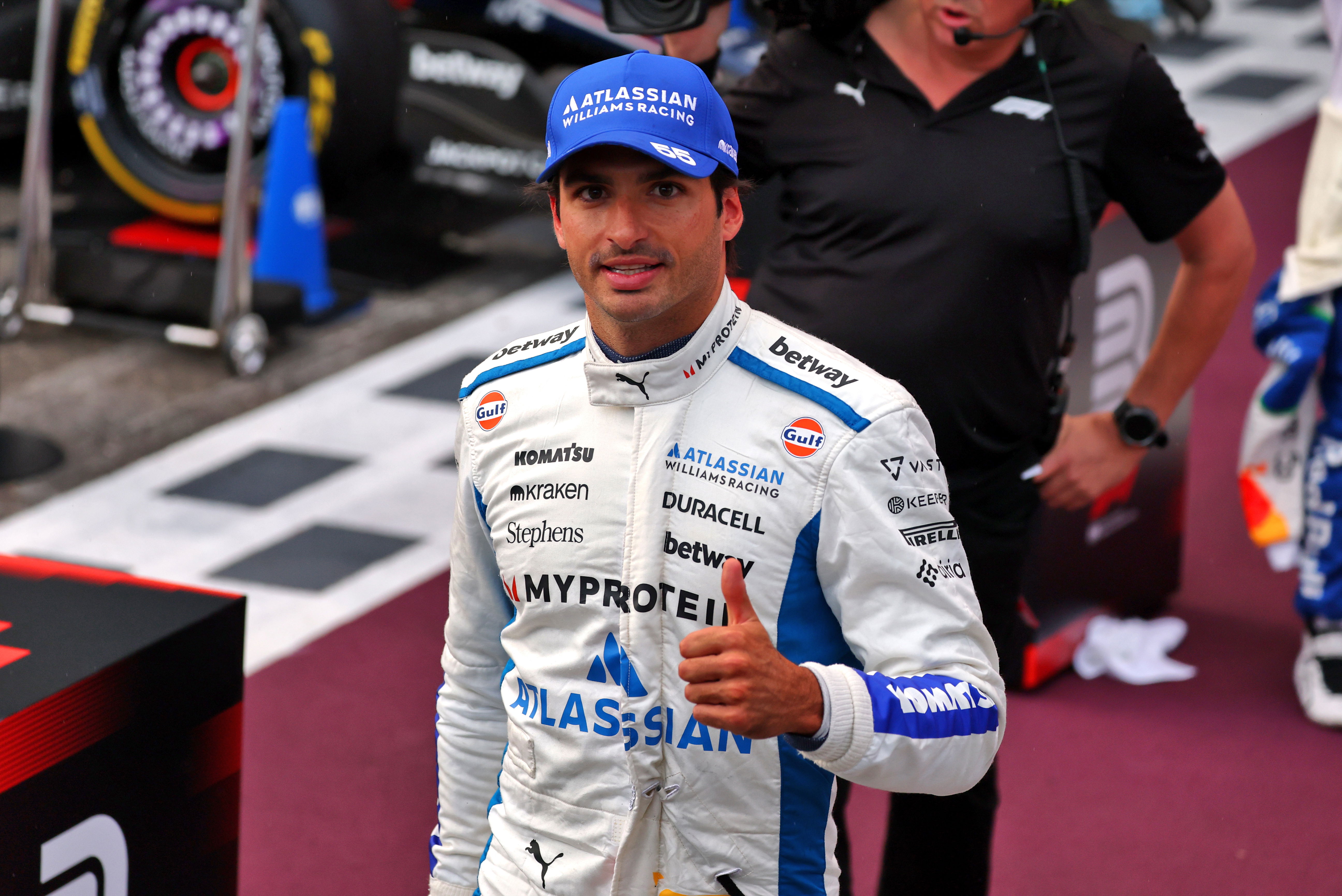 Carlos Sainz eyes turning shock front-row into first Williams F1 podium