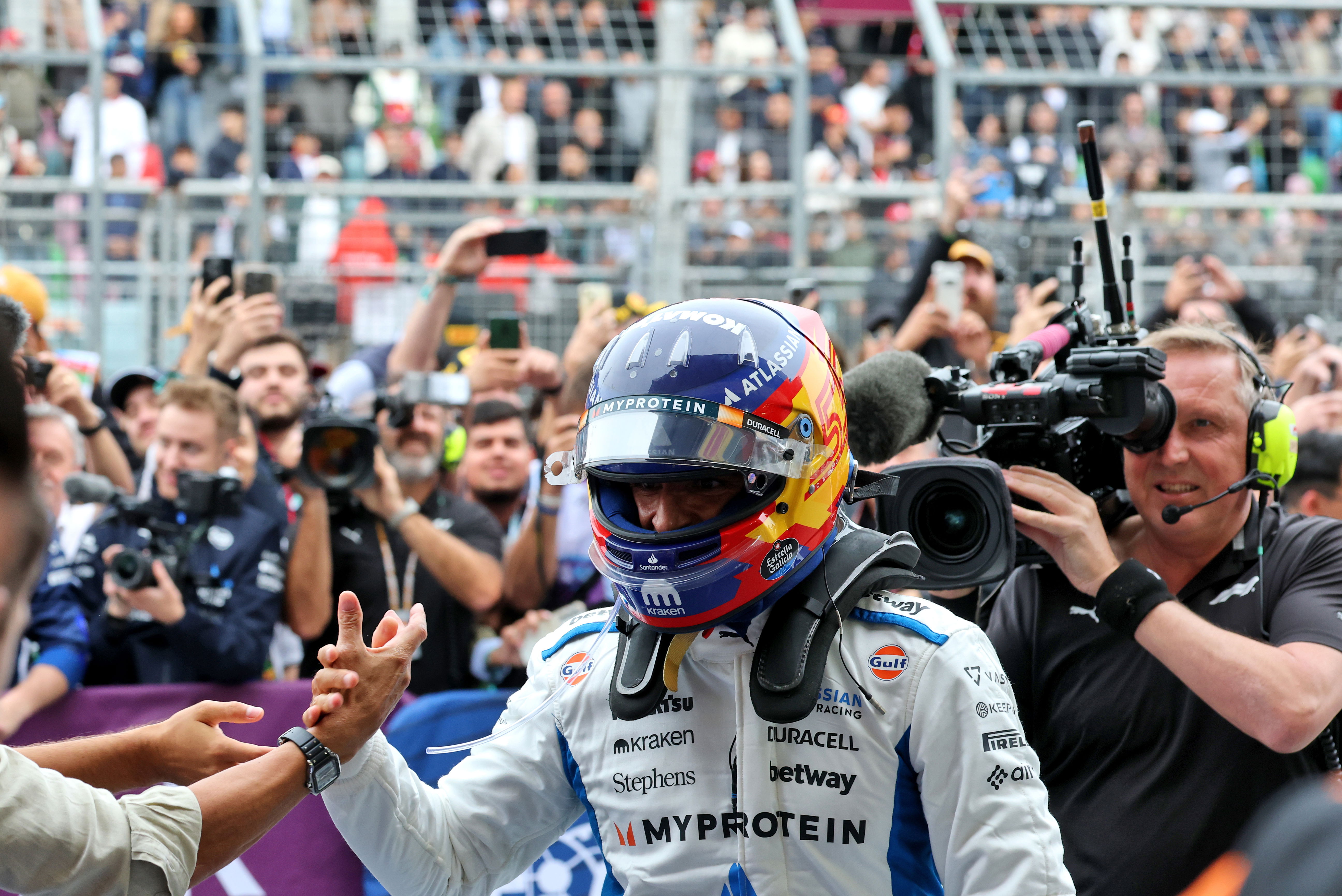 Carlos Sainz hails milestone Williams podium as “best” of his F1 career