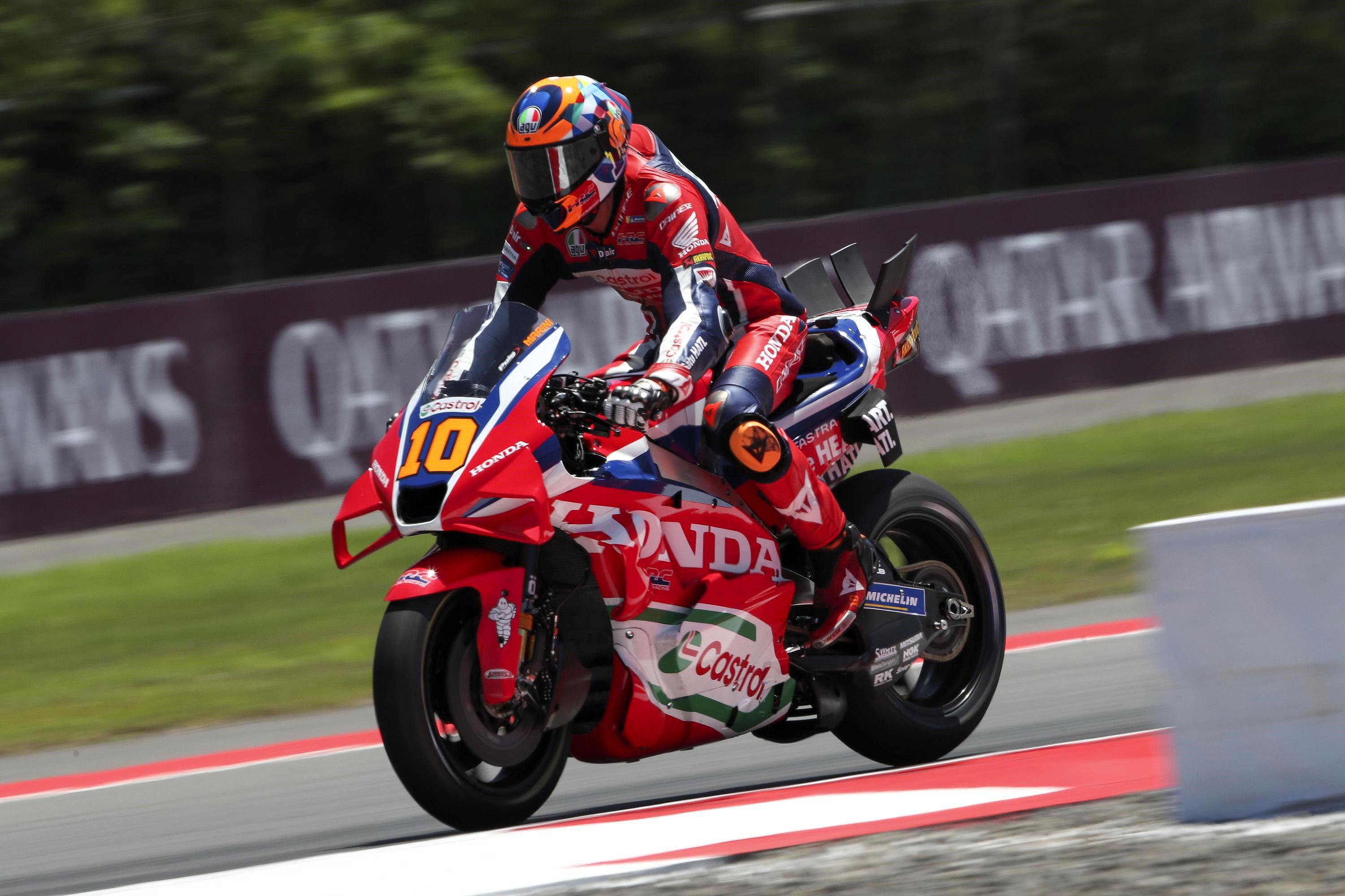 Indonesian MotoGP: Luca Marini puts Honda fastest in FP1