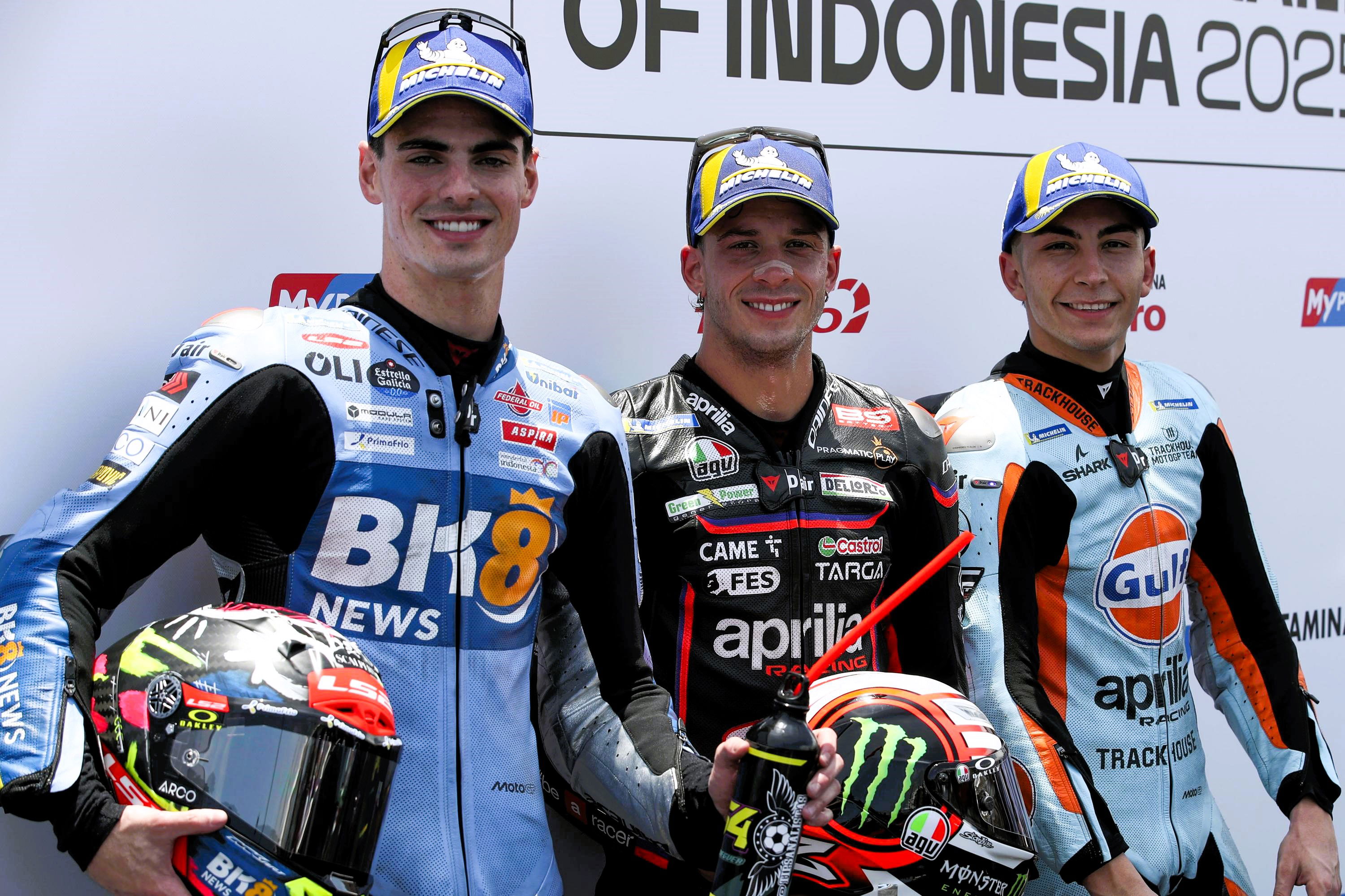 Starting grid for the 2025 Indonesian MotoGP Sprint after injuries