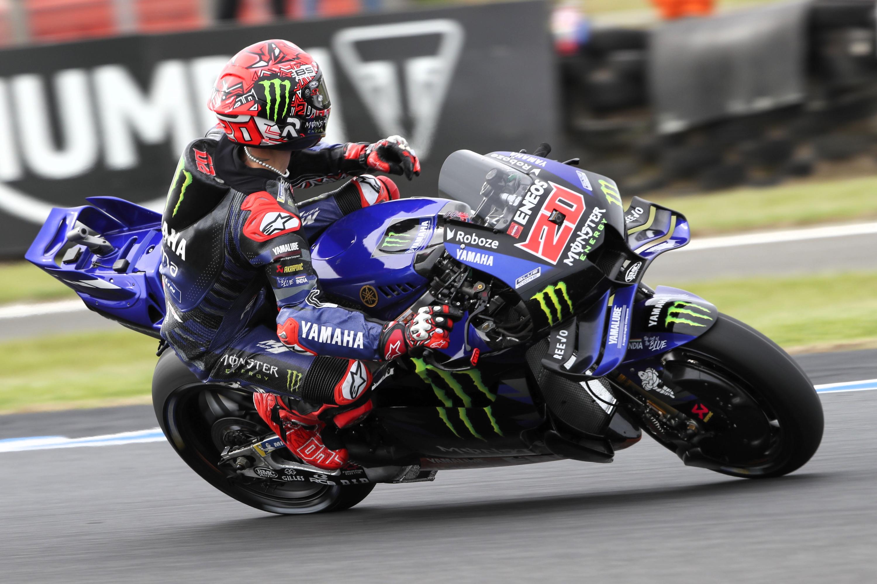 Fabio Quartararo: “Great pace” as Yamaha “exceeded expectations” in Australian MotoGP practice
