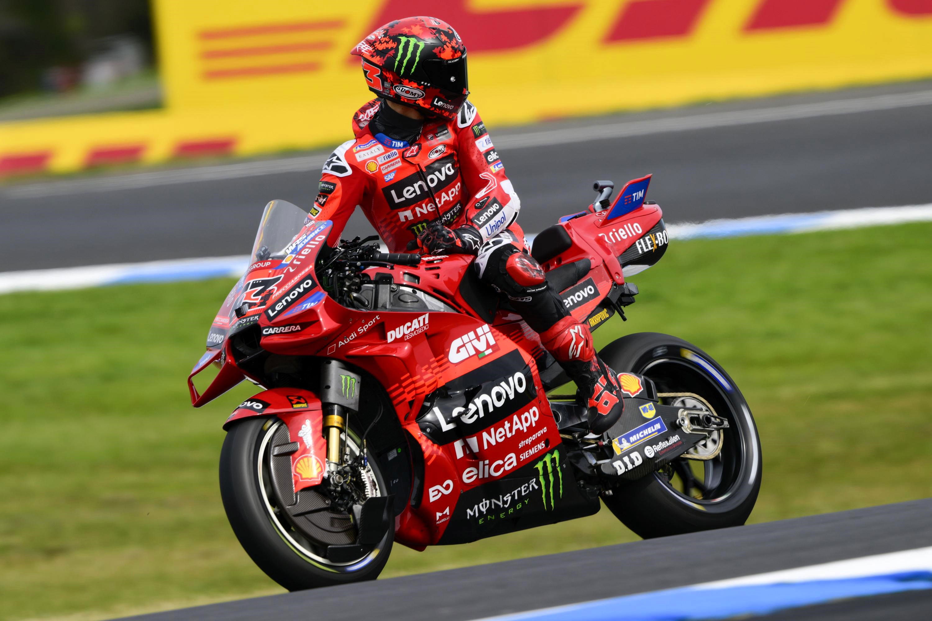 FIM Stewards announce Australian MotoGP penalties for Francesco Bagnaia, Brad Binder