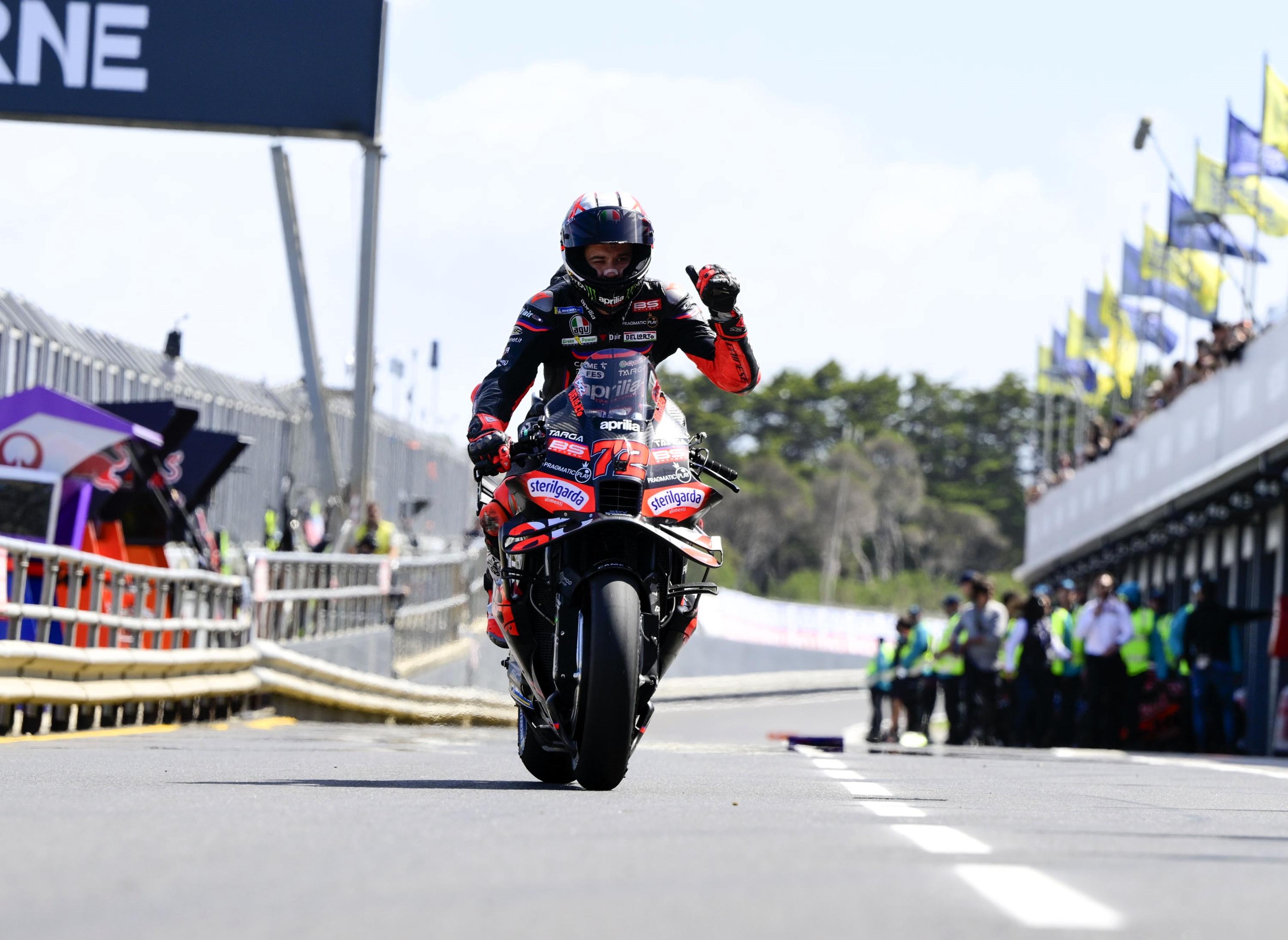 Marco Bezzecchi dominates Australian MotoGP warm-up ahead of penalty-win quest, Francesco Bagnaia last