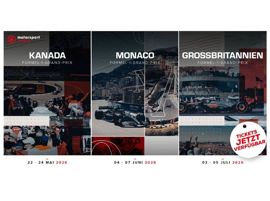 Montreal, Monaco, Silverstone: Jetzt Tickets für 2026 sichern!