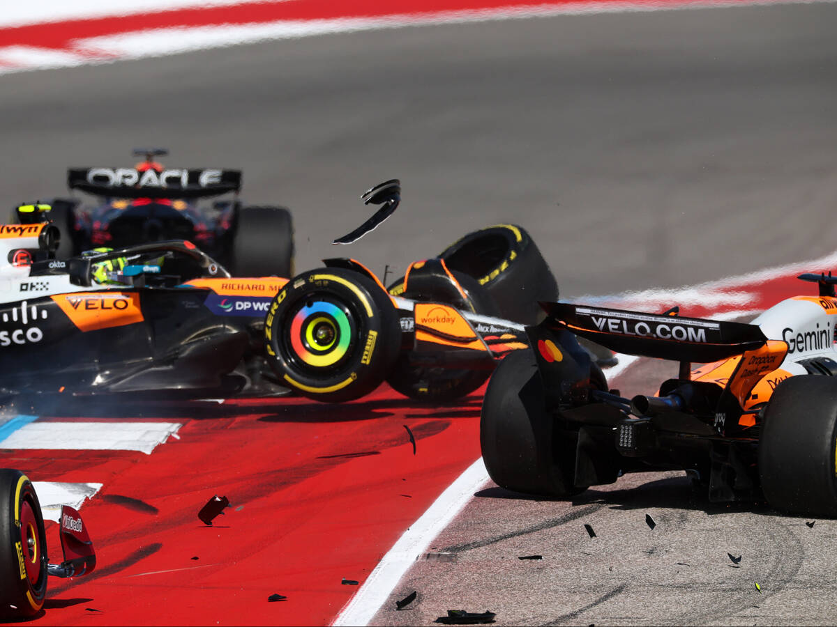 Formel-1-Sprint Austin: Beide McLaren nach Kollision in Kurve 1 raus!