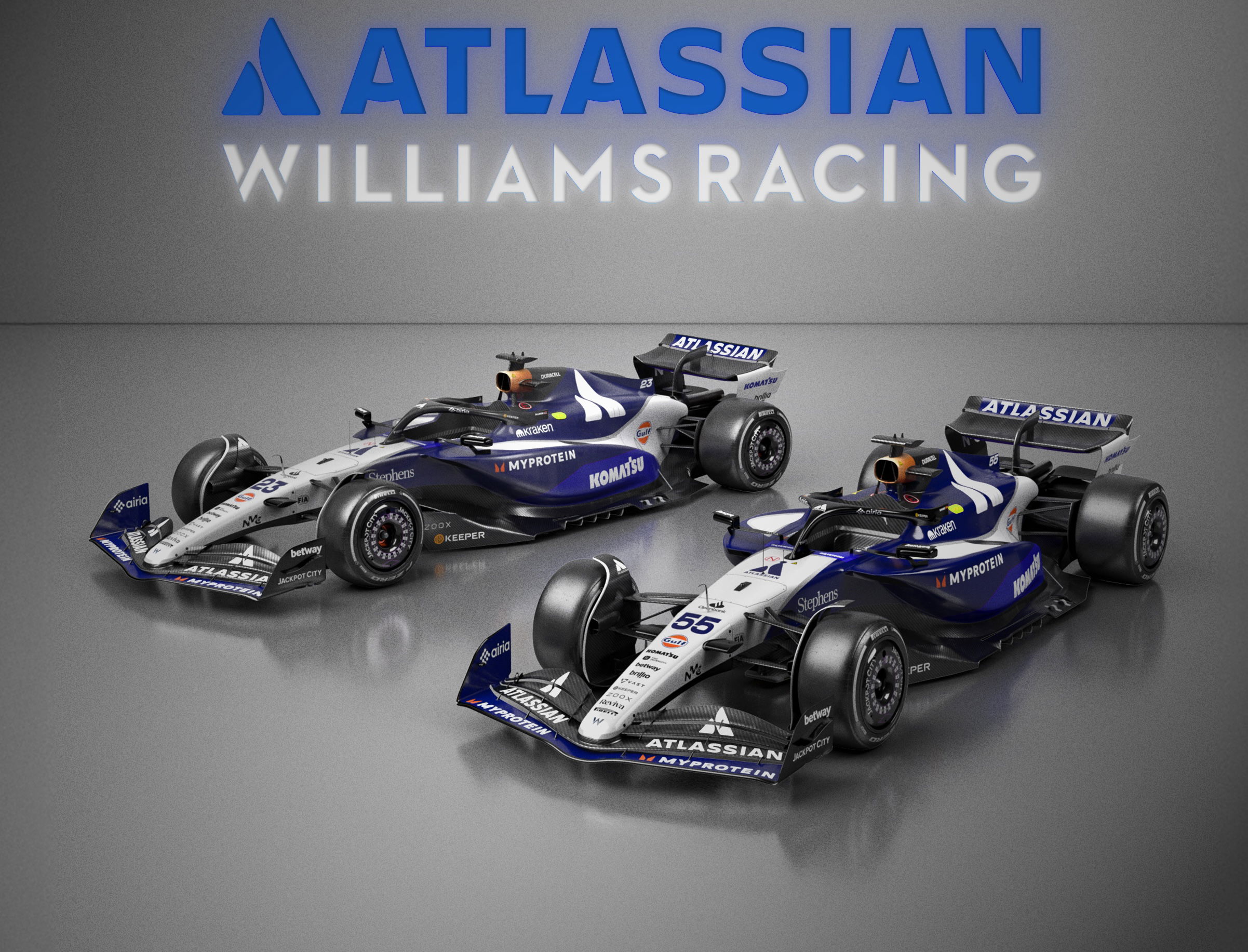 All six of the special liveries for F1’s United States GP
