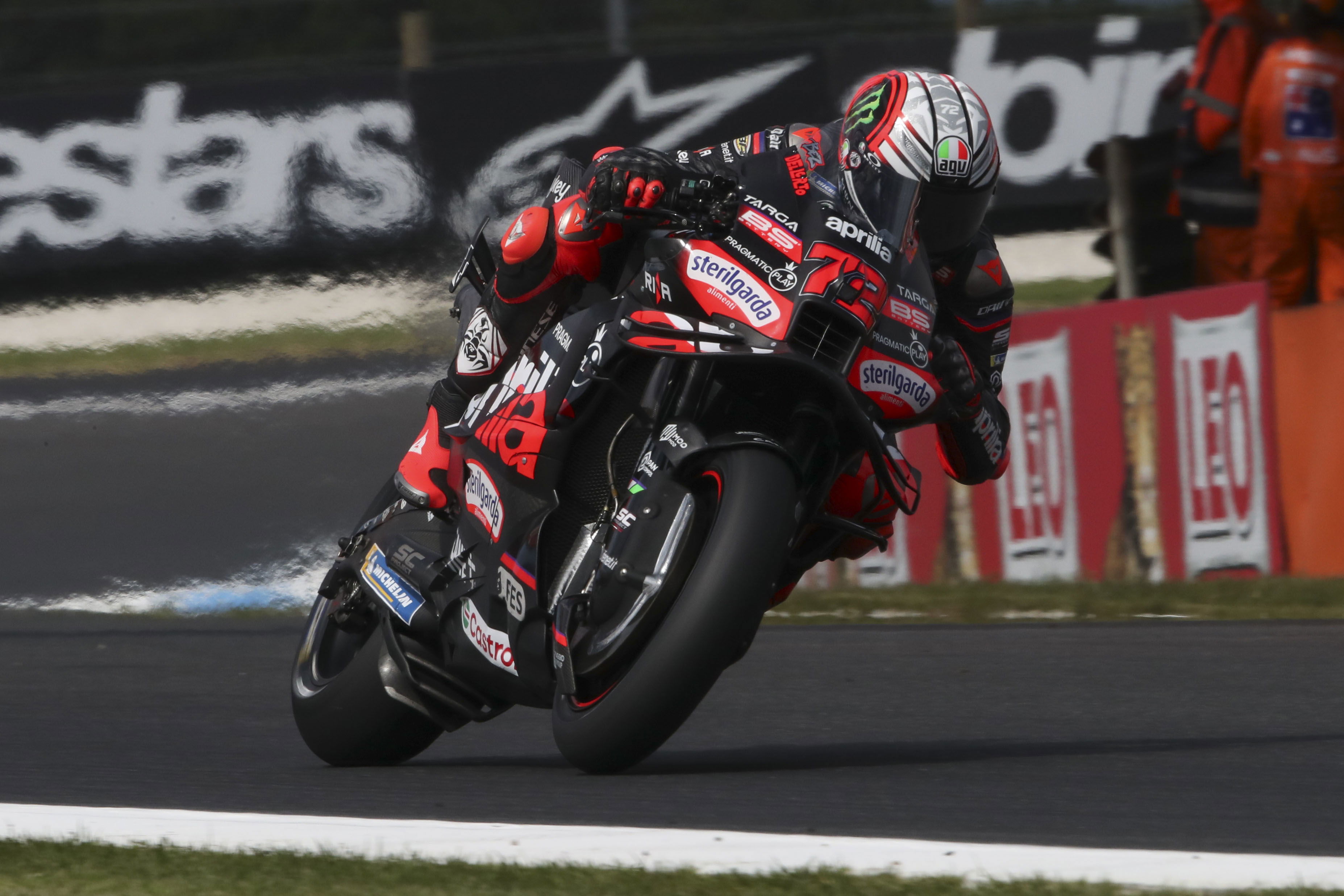 2025 Australian MotoGP: Marco Bezzecchi blitzes lap record to lead Practice