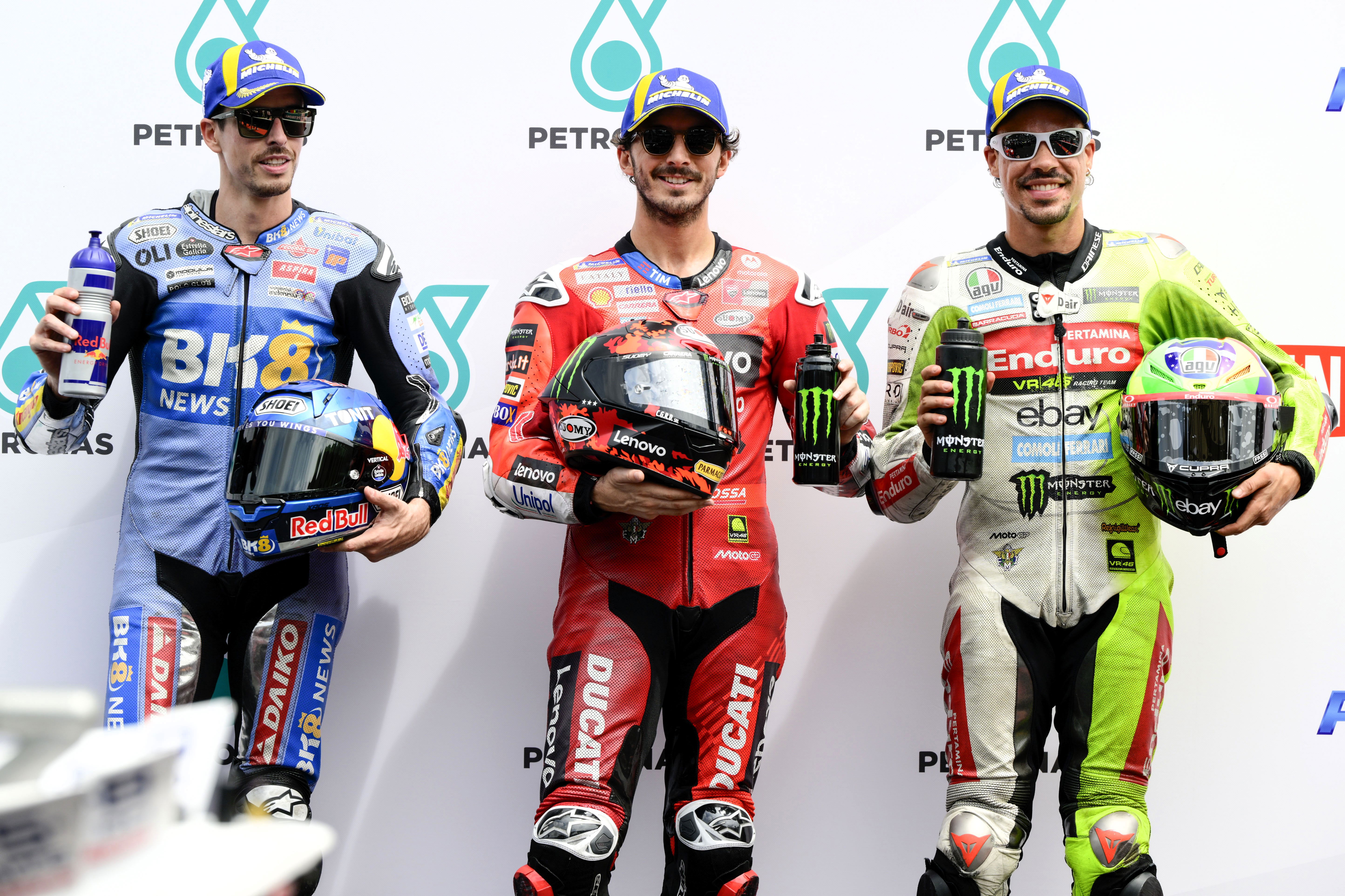 Starting grid for the 2025 Malaysian MotoGP Sprint race Starting grid for the 2025 Malaysian MotoGP Sprint race