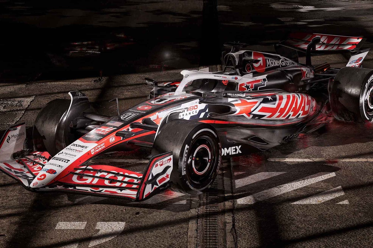 Haas ABD Grand Prix’si için özel tasarımını tanıttı