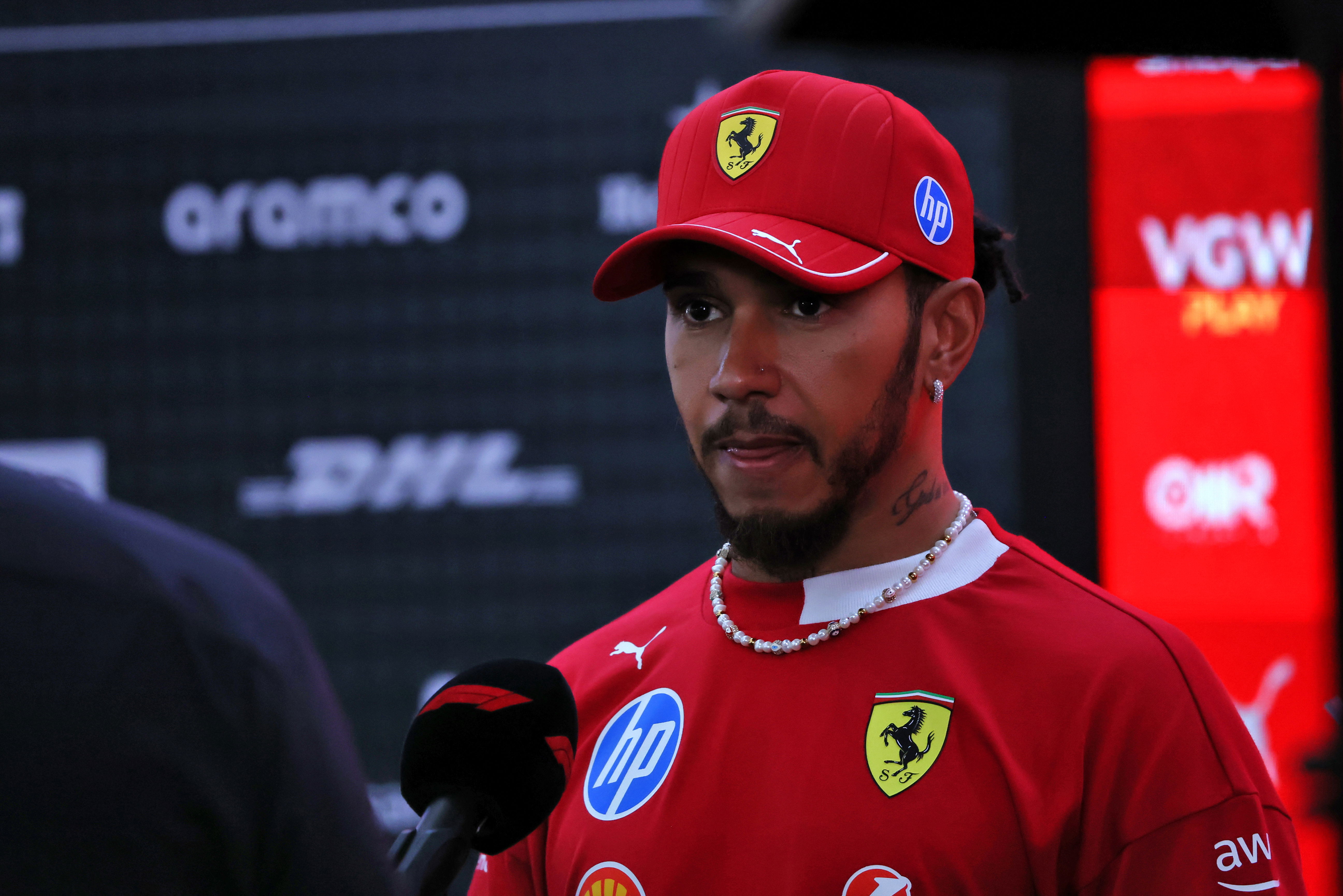 Lewis Hamilton ‘overwhelmed’ by ‘heartwarming’ support after death of dog Roscoe