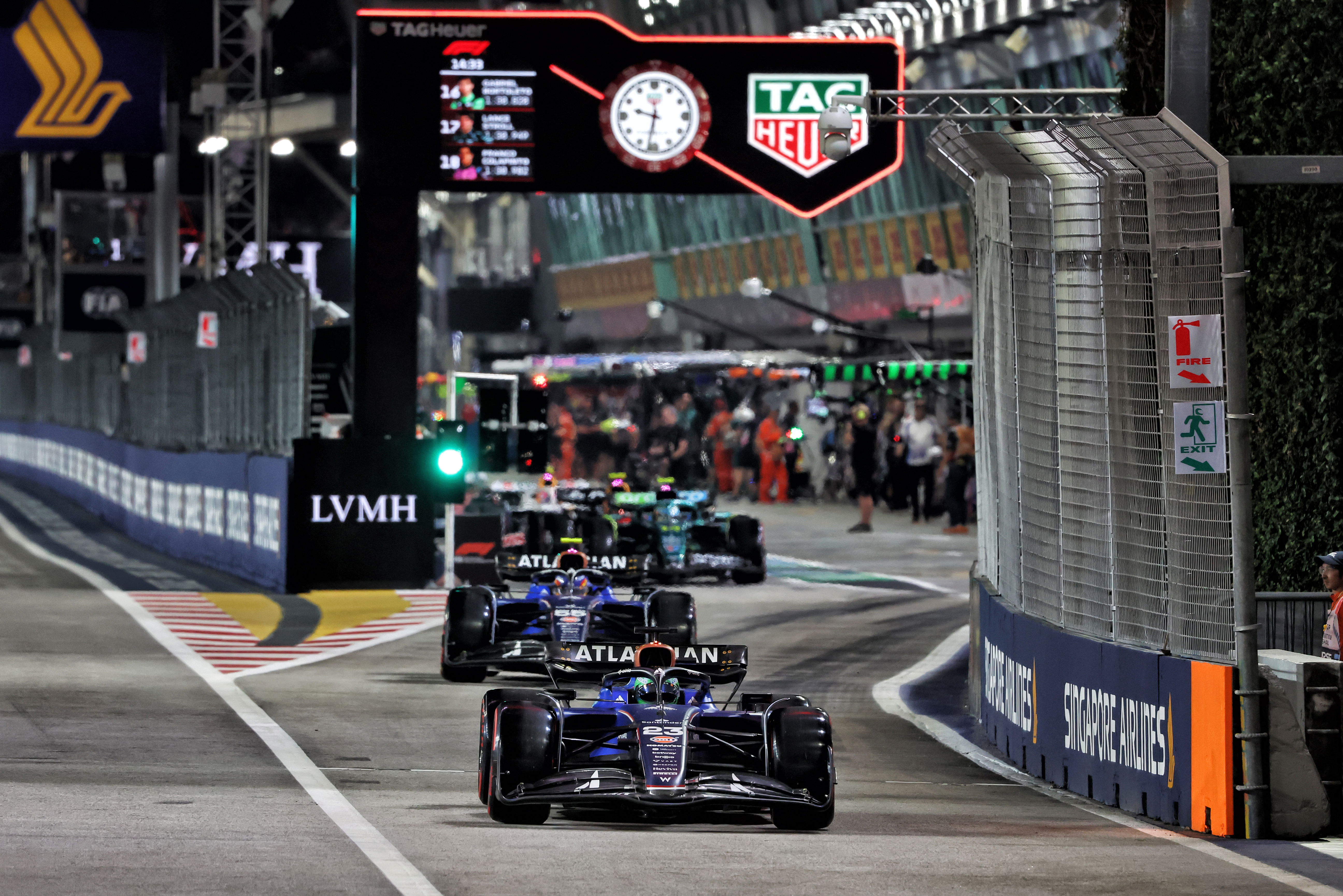 Williams F1 drivers Alex Albon, Carlos Sainz excluded from Singapore GP qualifying