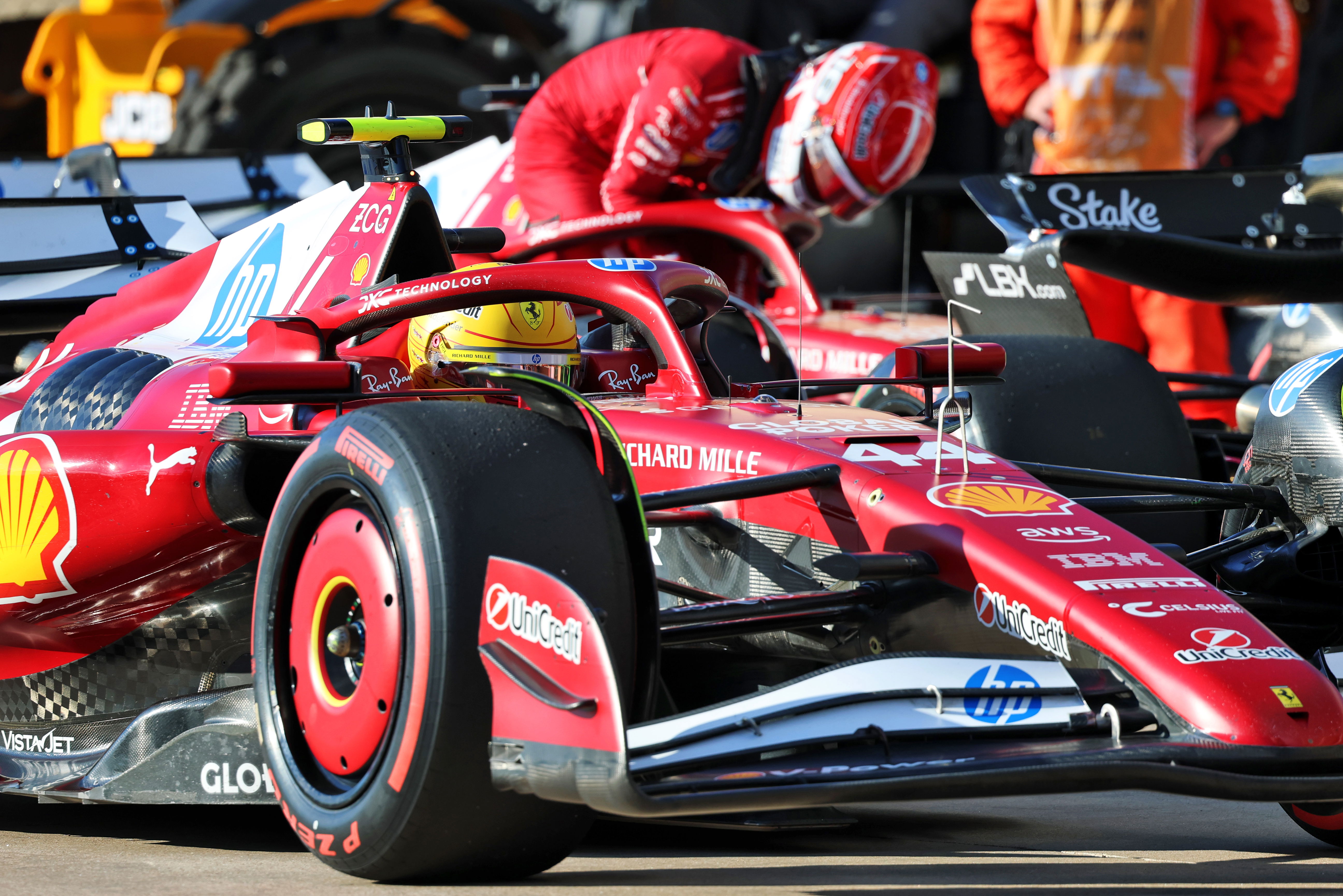 Lewis Hamilton reassures fans with social media post after latest Ferrari F1 setback