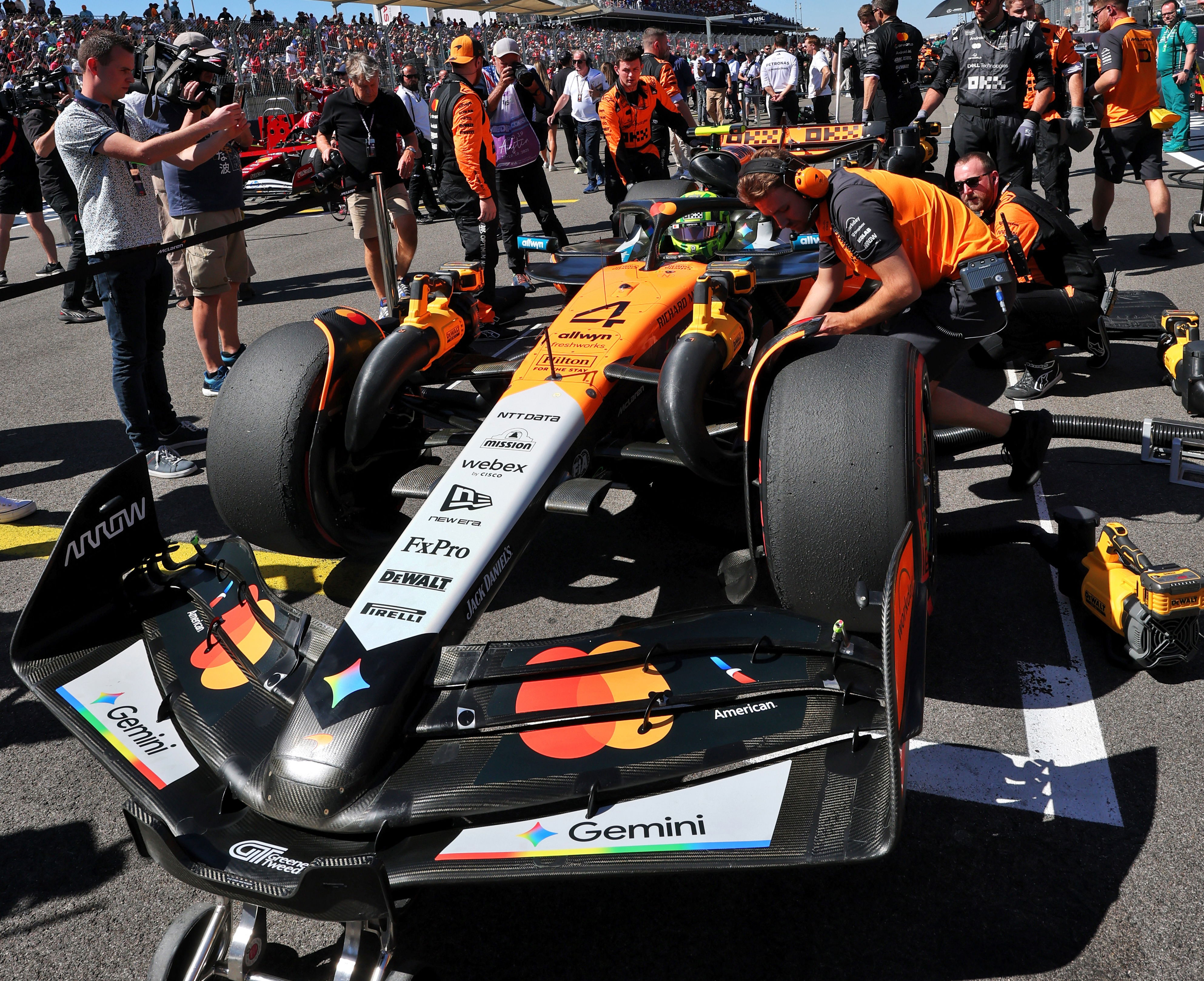 F1 US GP: Red Bull’s fine was for tampering with Lando Norris grid marker
