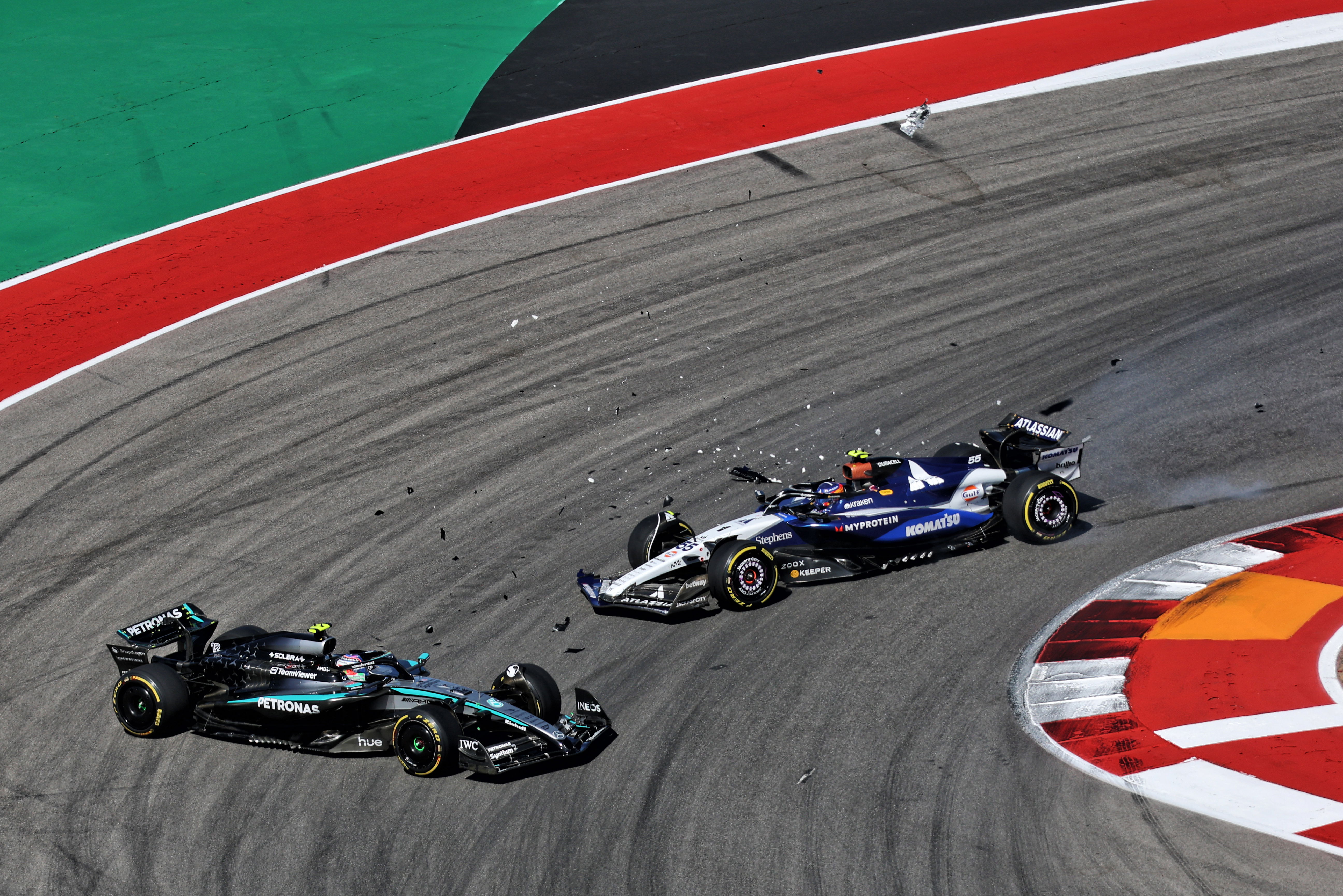 Carlos Sainz cops F1 Mexican GP grid drop for Kimi Antonelli clash