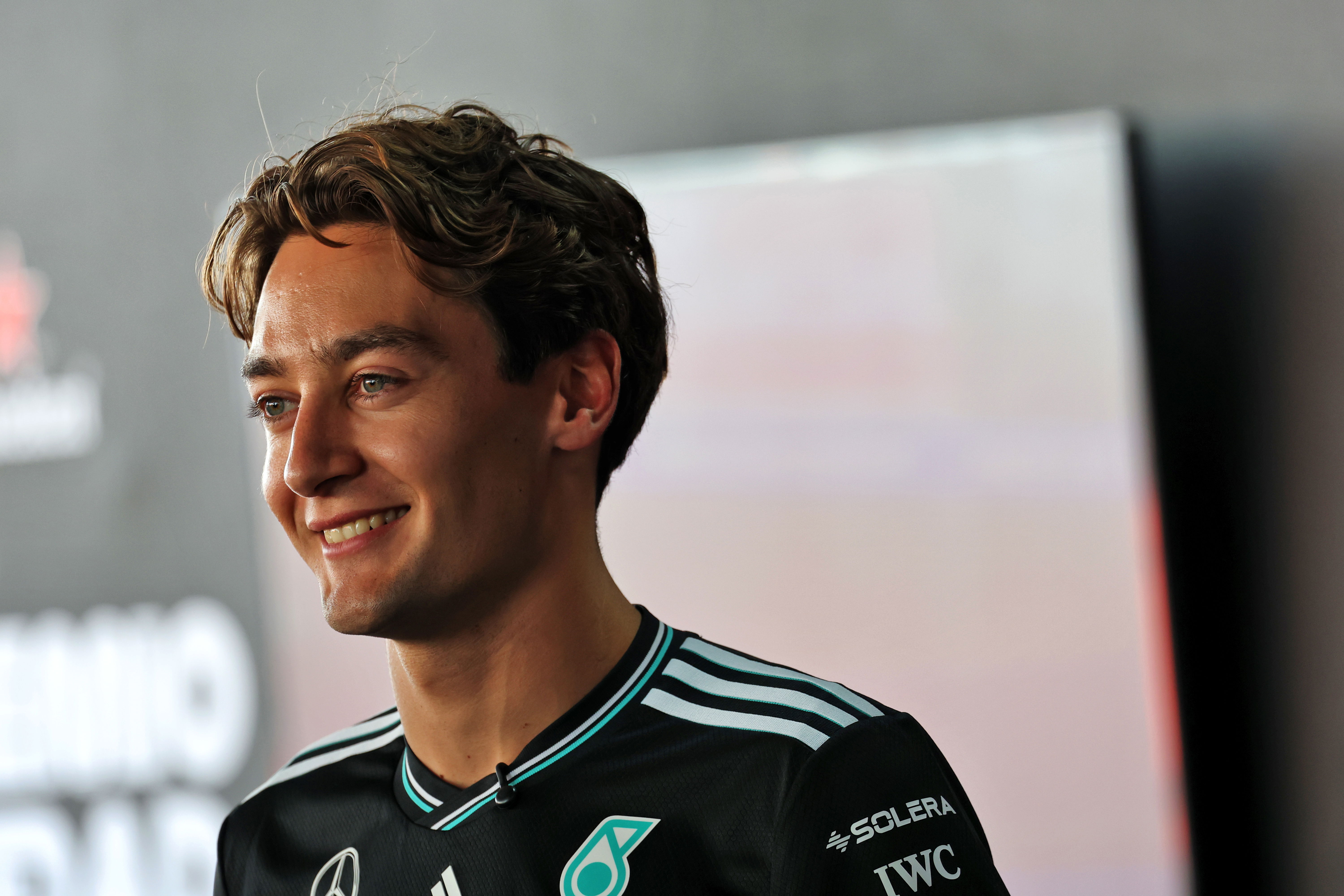George Russell’s defiant reply to F1 speculation: ‘In one ear, out the other’