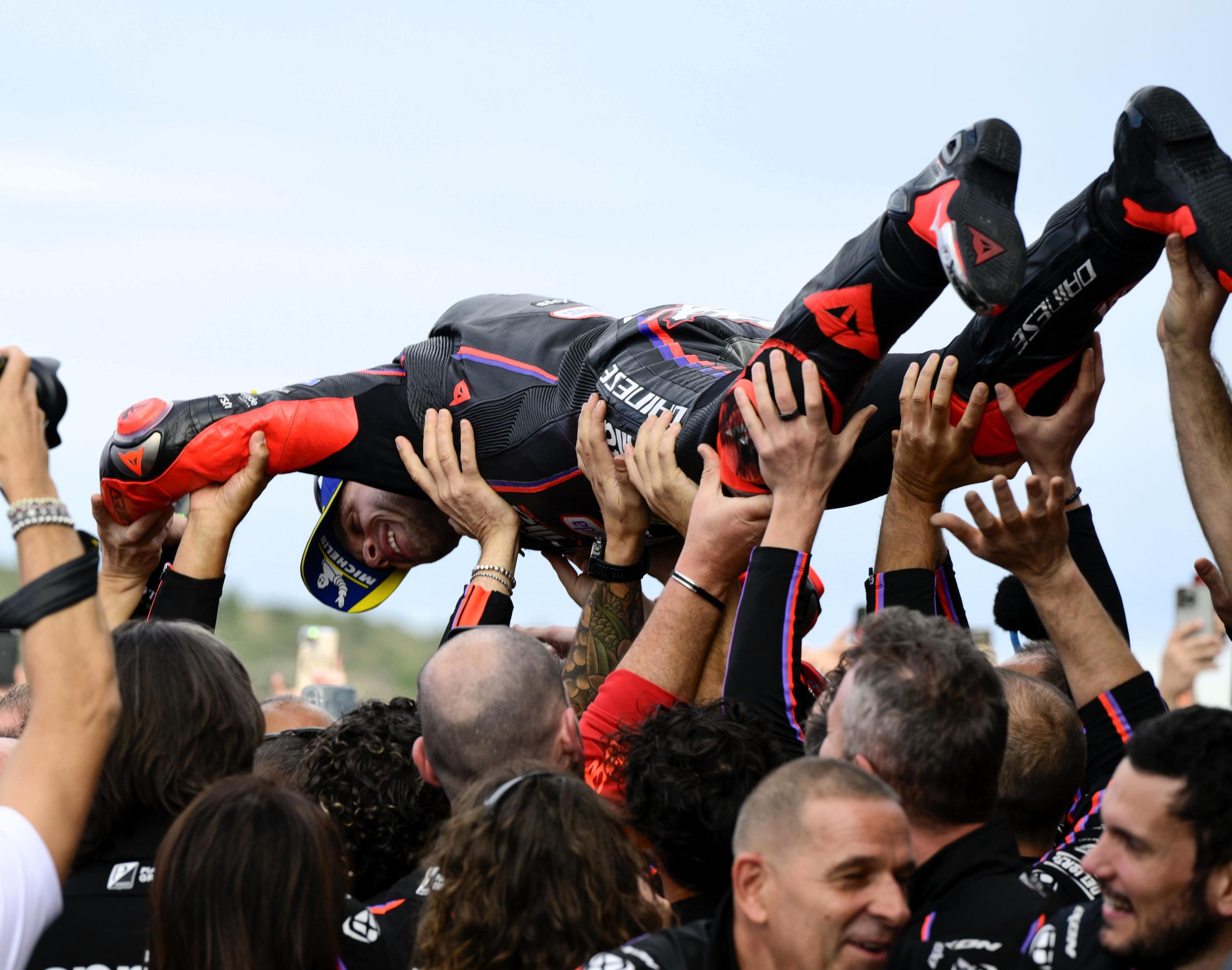 Aprilia: Marco Bezzecchi could have MotoGP bikes “everywhere in his house!”