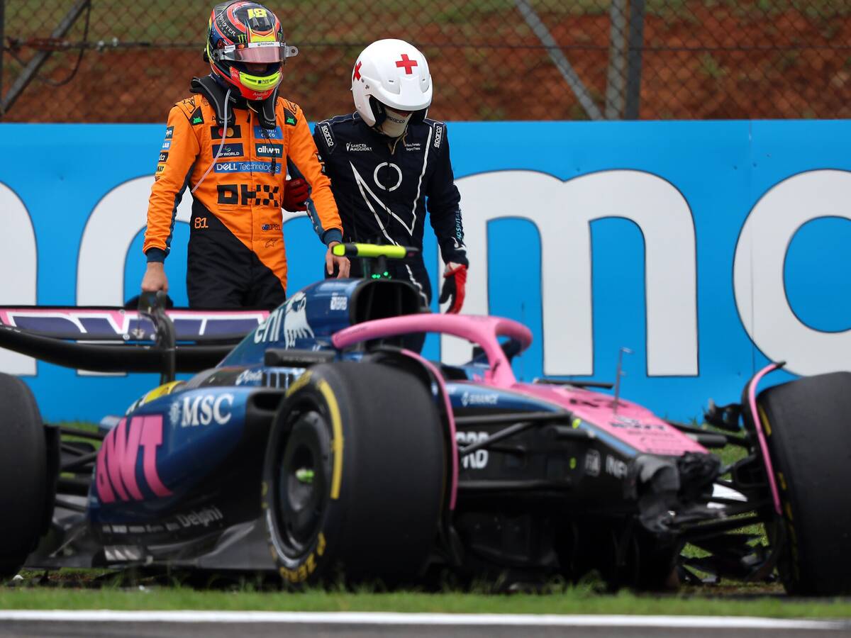 Sprint Sao Paulo: Nächster Crash und WM-Rückschlag für Oscar Piastri! Sprint Sao Paulo: Nächster Crash und WM-Rückschlag für Oscar Piastri!