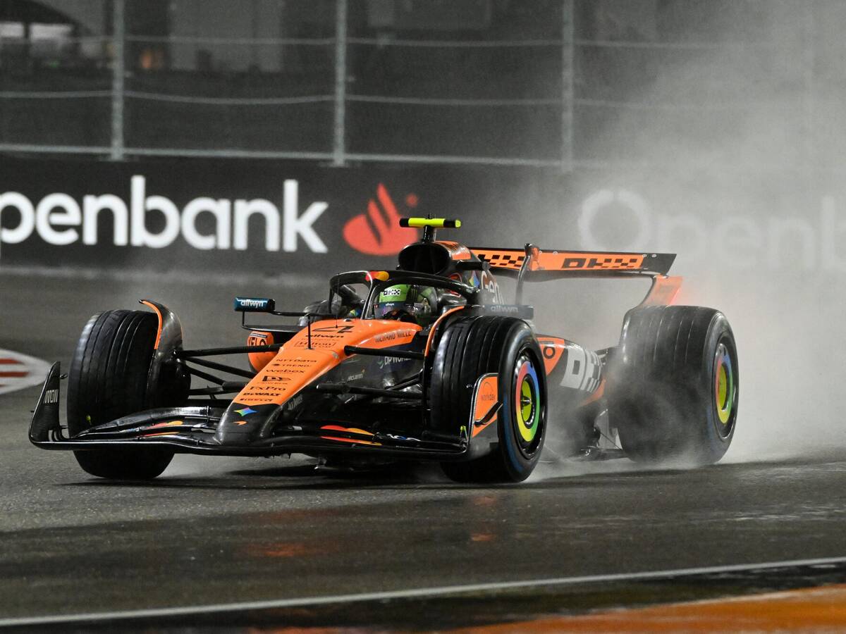 Formel 1 Las Vegas: Lando Norris dominiert Regen-Qualifying