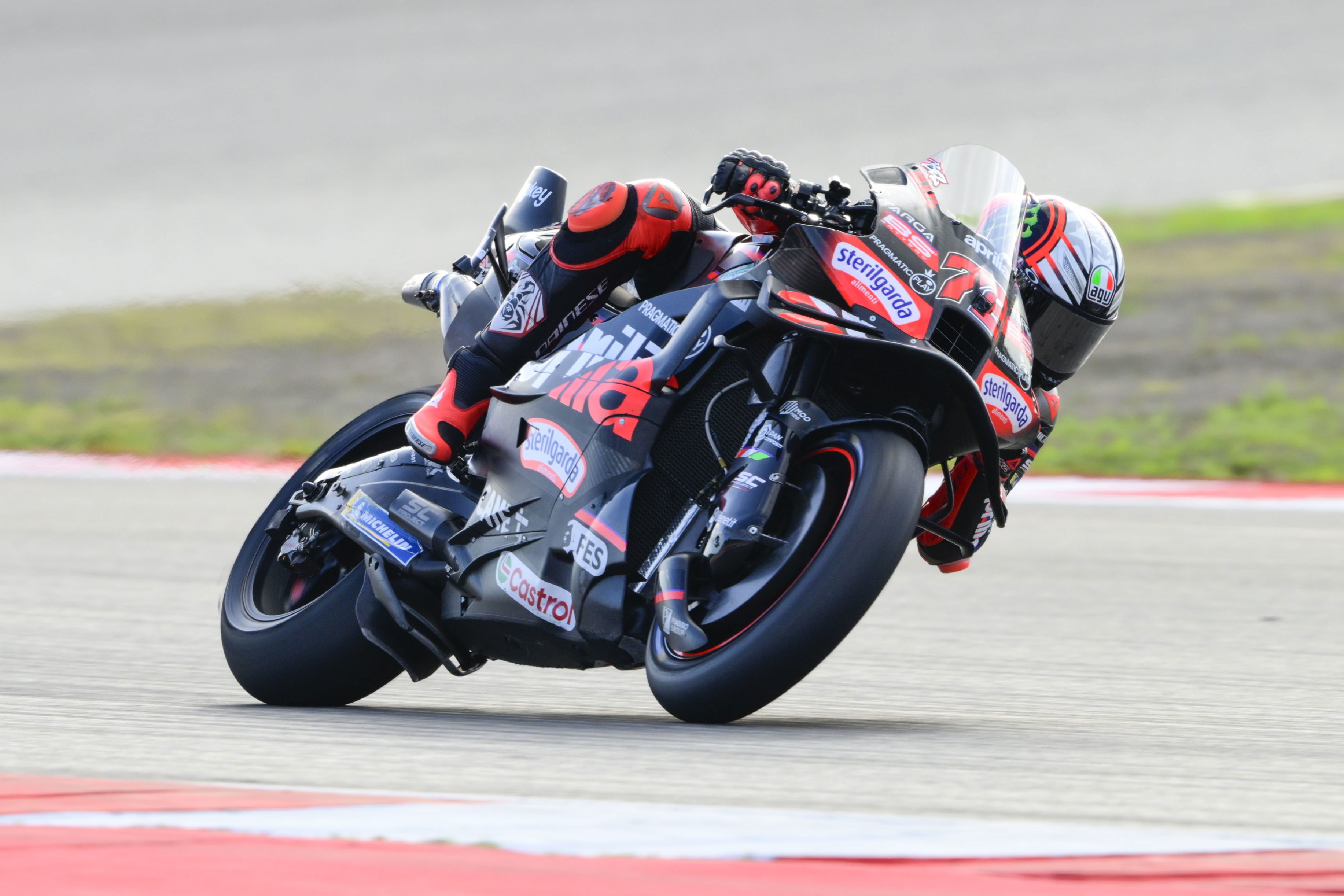 2025 Portuguese MotoGP starting grid after Aprilia rider withdraws