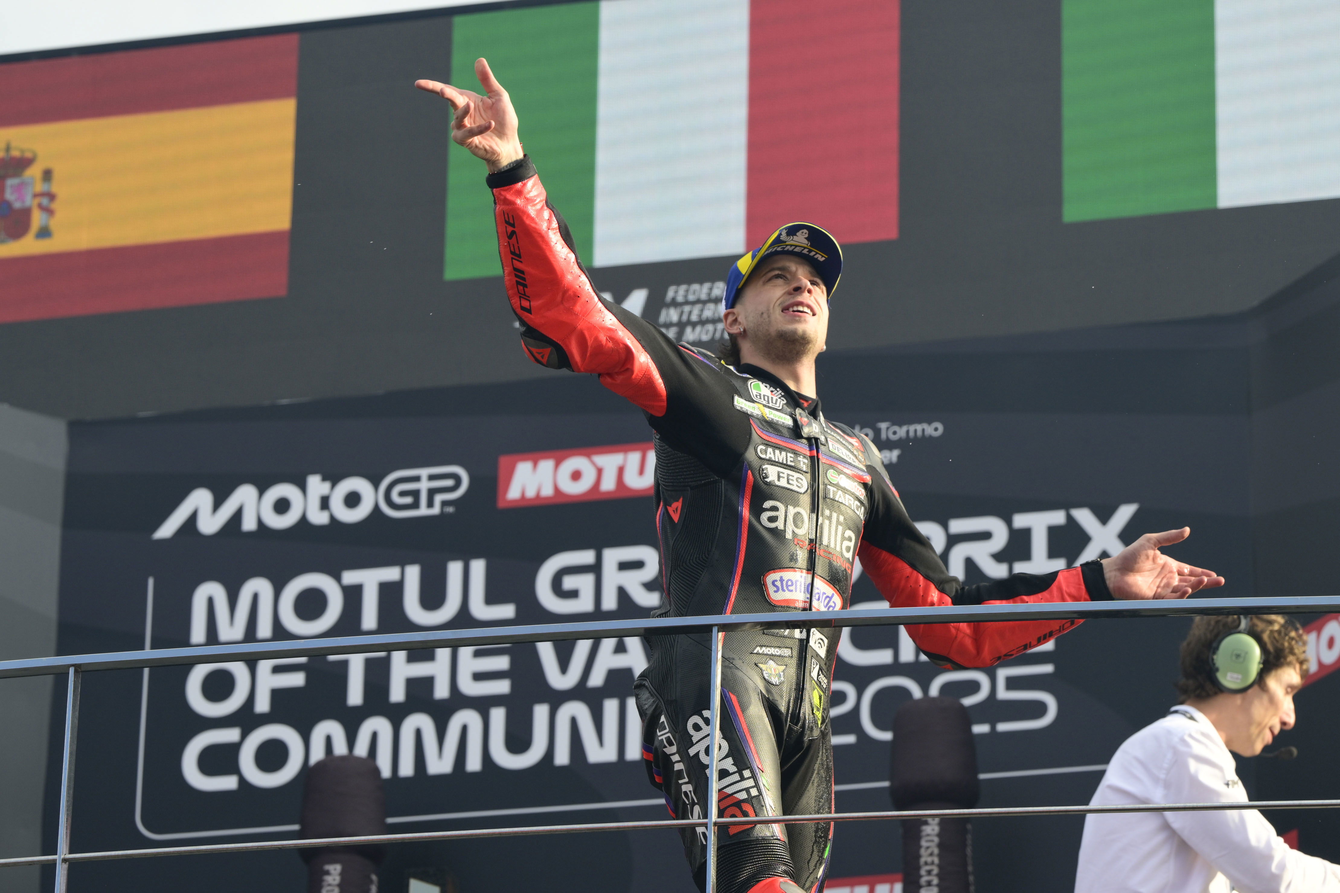 Aprilia reacts to Valencia MotoGP win: ‘Normally we are s**t at the end of a season’ Aprilia reacts to Valencia MotoGP win: ‘Normally we are s**t at the end of a season’