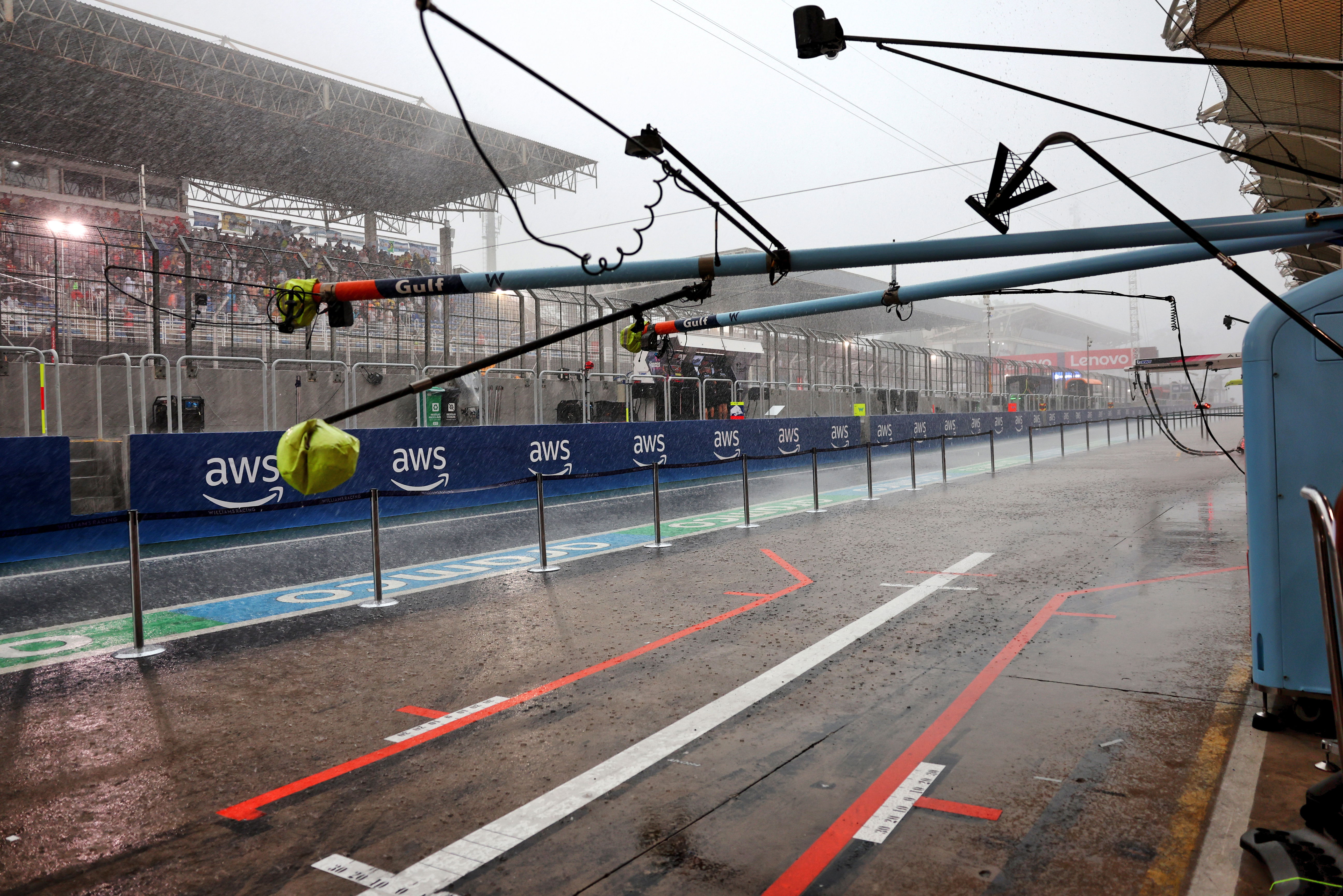 Extratropical cyclone threatens to disrupt F1 Sao Paulo GP as weather warning issued