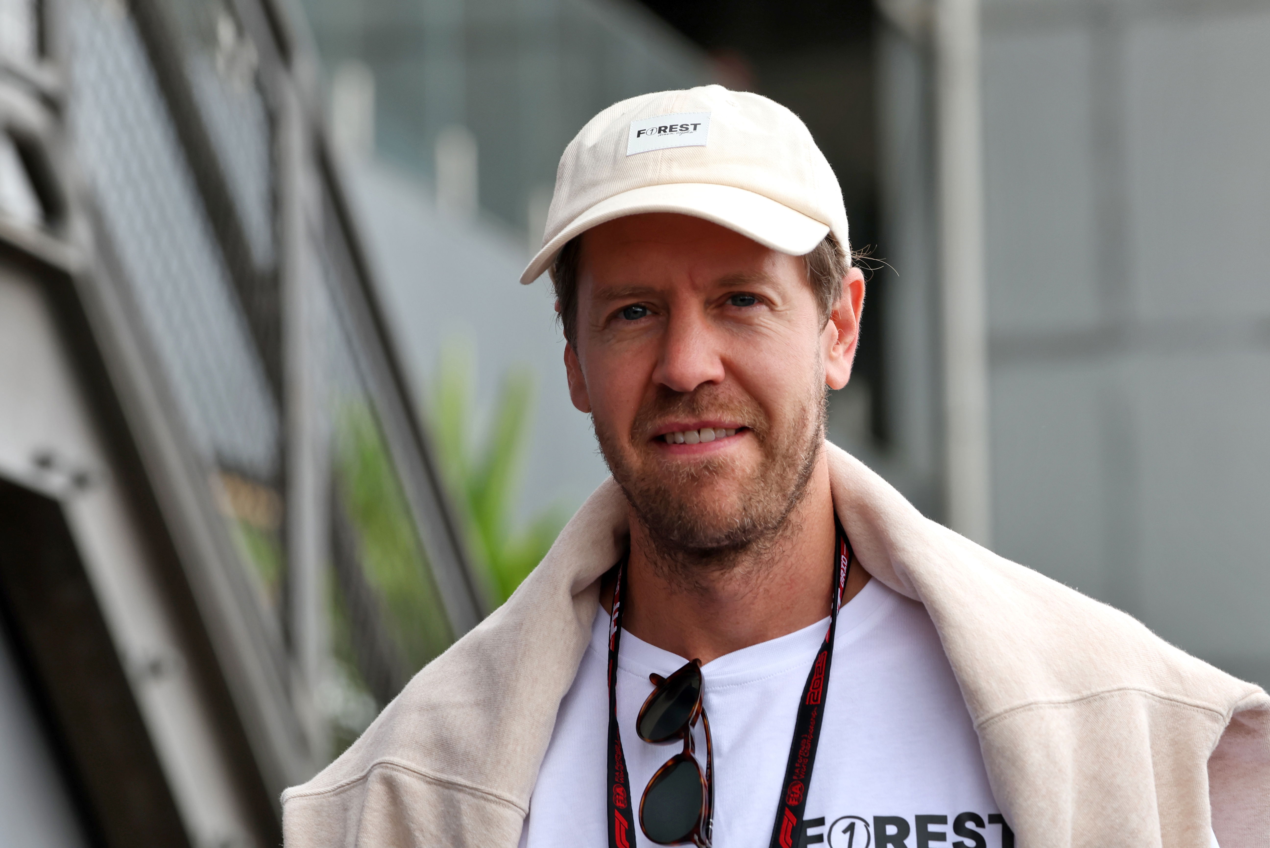 Sebastian Vettel makes rare F1 paddock appearance at Sao Paulo GP