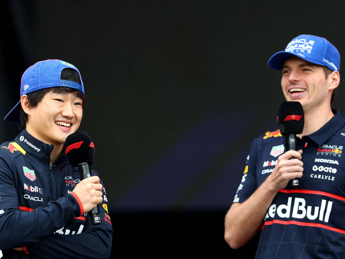 Yuki Tsunoda erklärt: Windschattenhilfe für Verstappen war nicht einfach Yuki Tsunoda erklärt: Windschattenhilfe für Verstappen war nicht einfach