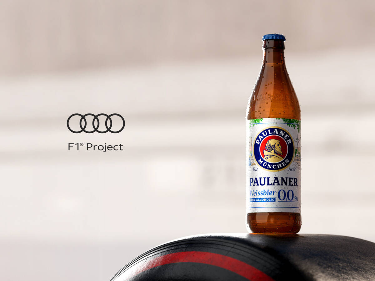 Bierdusche statt Champagner: Audi holt deutsche Kult-Brauerei in die Formel 1 Bierdusche statt Champagner: Audi holt deutsche Kult-Brauerei in die Formel 1