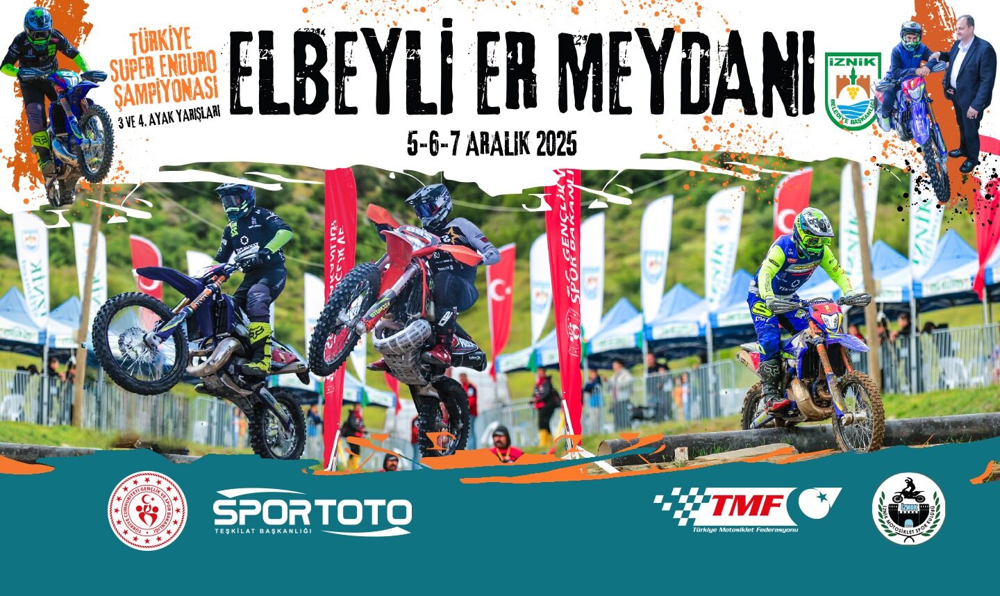 Süper Enduro Şampiyonları İznik’te Belirlenecek