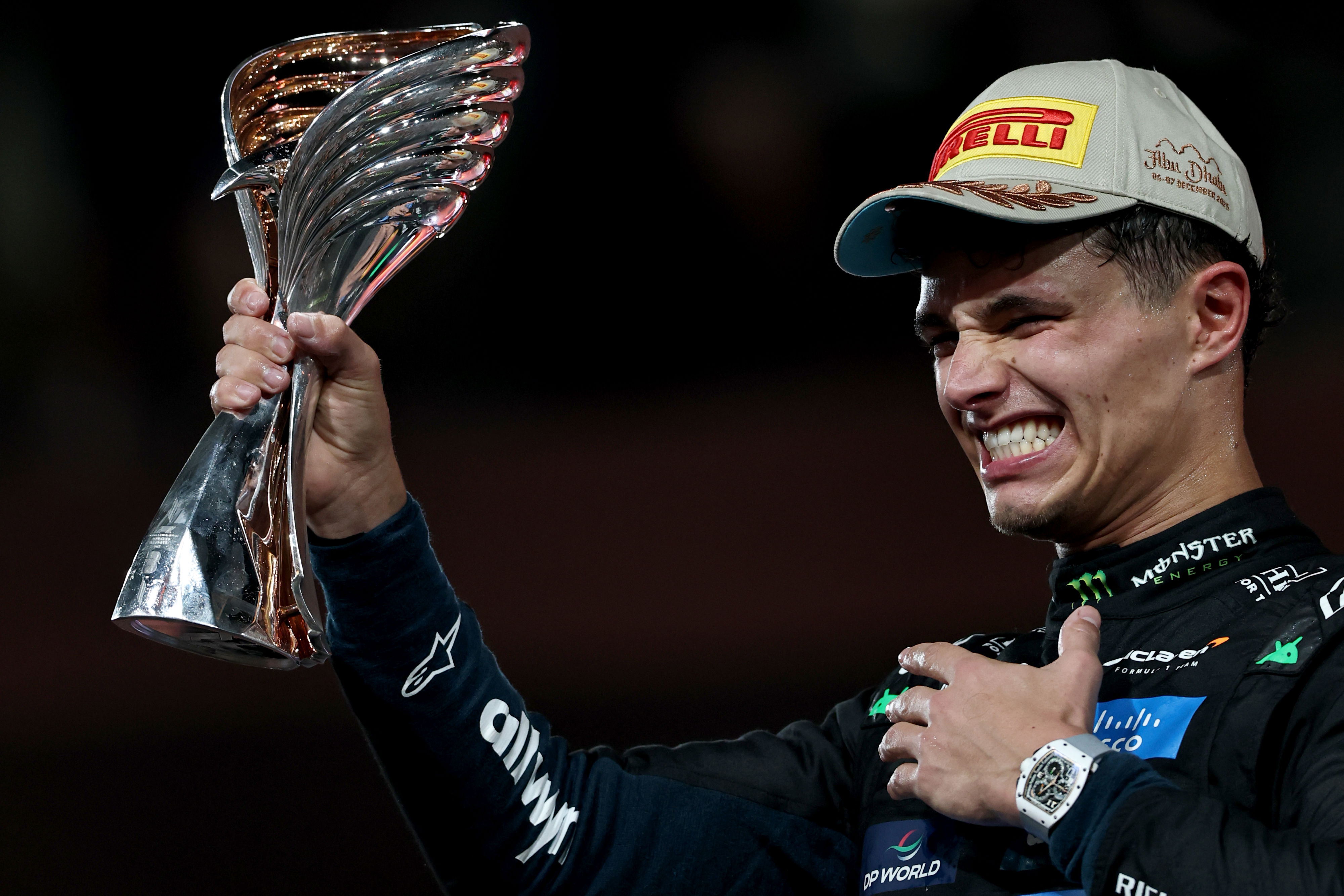 When will Lando Norris get his hands on the F1 championship trophy?