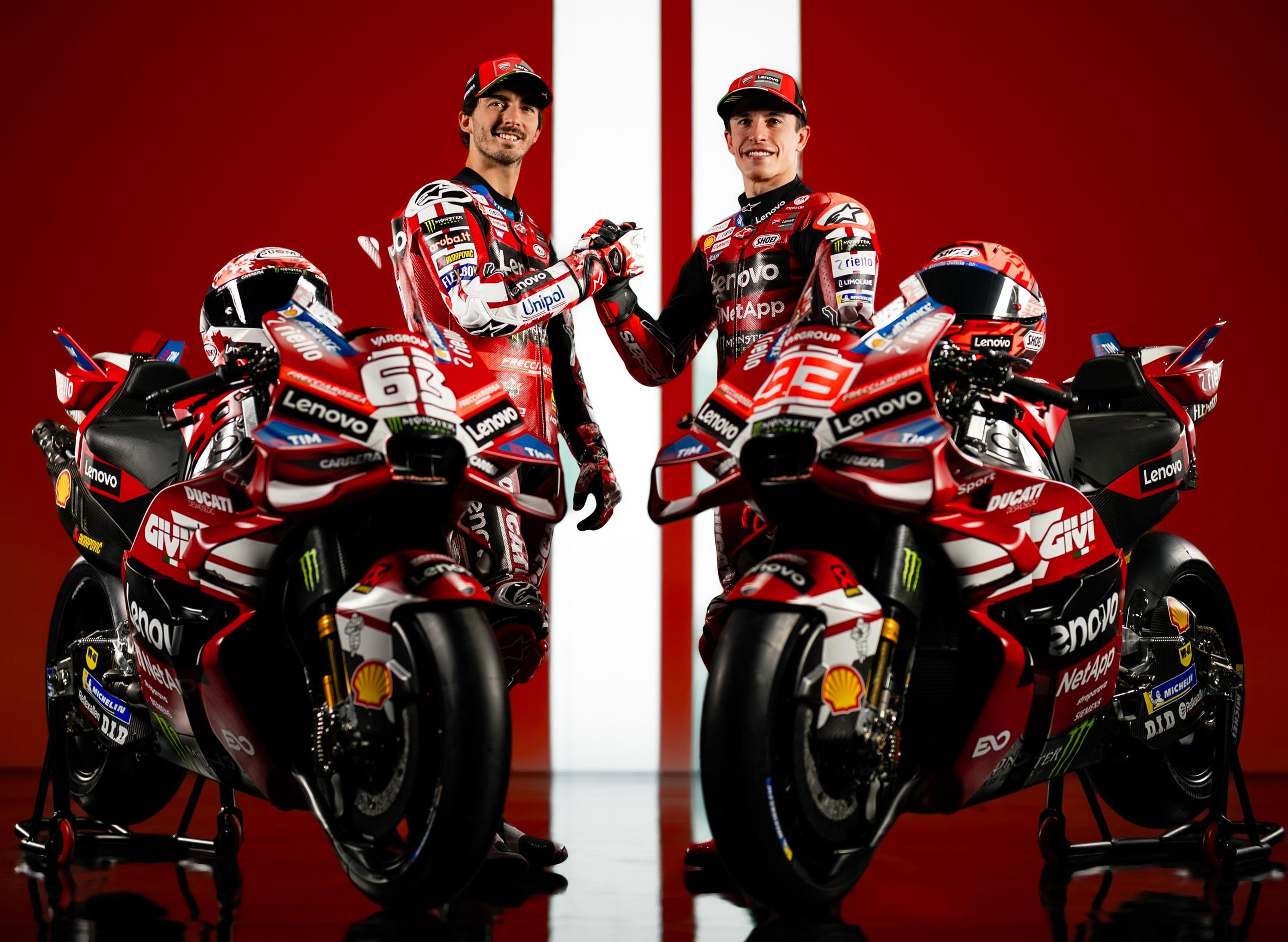 FIRST LOOK: Marc Marquez and Francesco Bagnaia’s new 2026 Ducati MotoGP livery