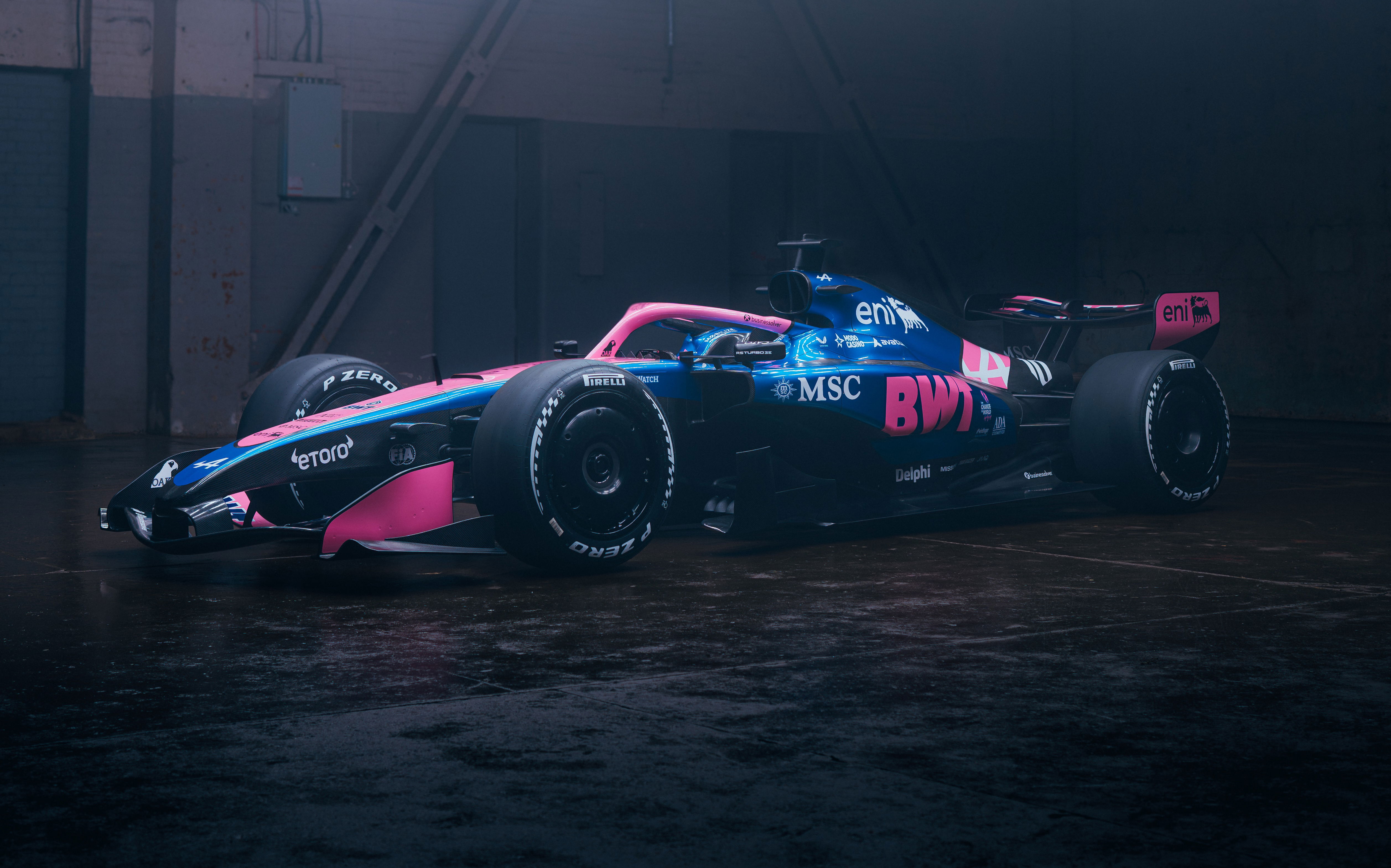 Alpine unveil Mercedes-powered F1 2026 car livery on cruise ship