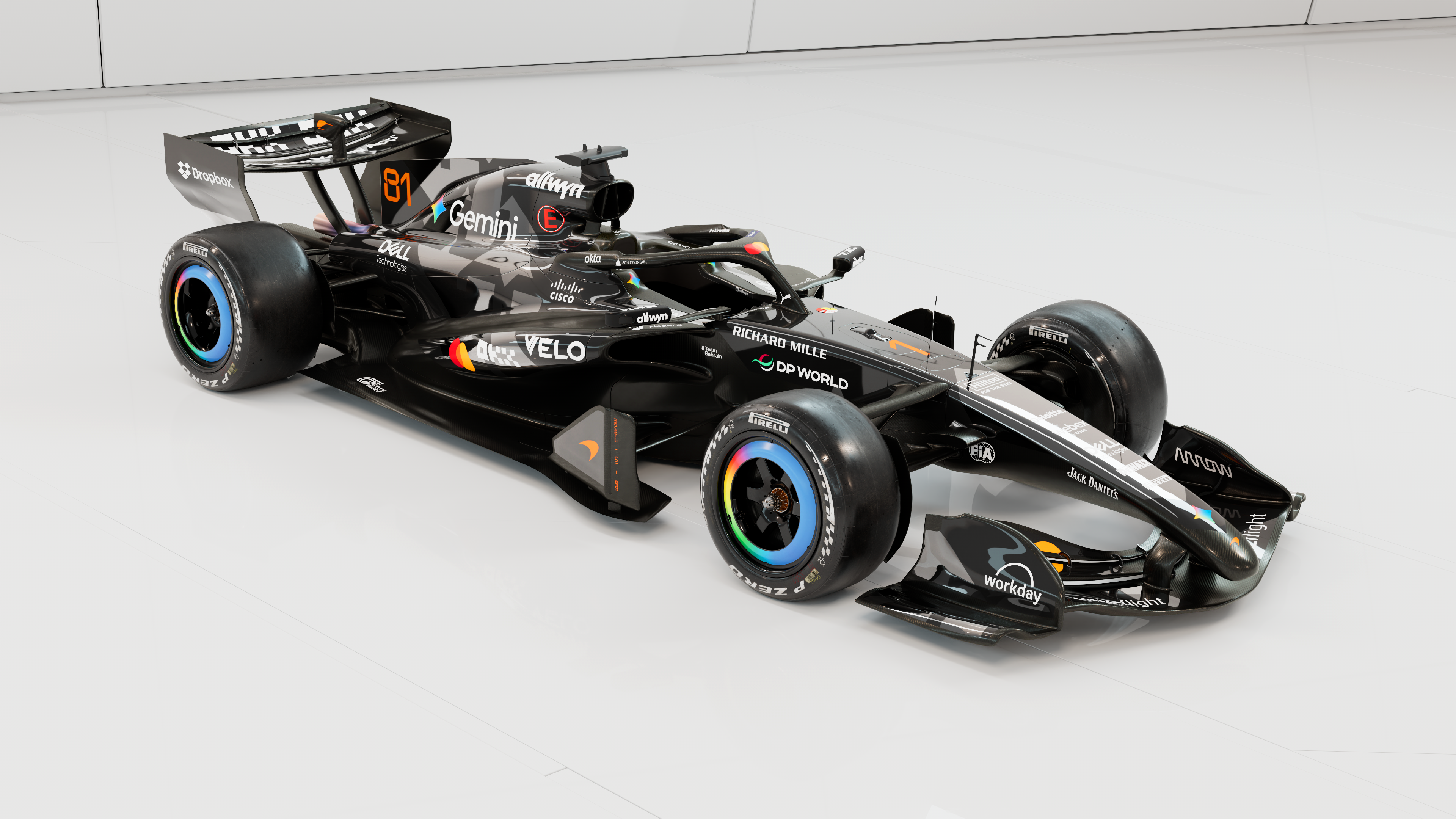 McLaren reveal images of MCL40 F1 car in test livery