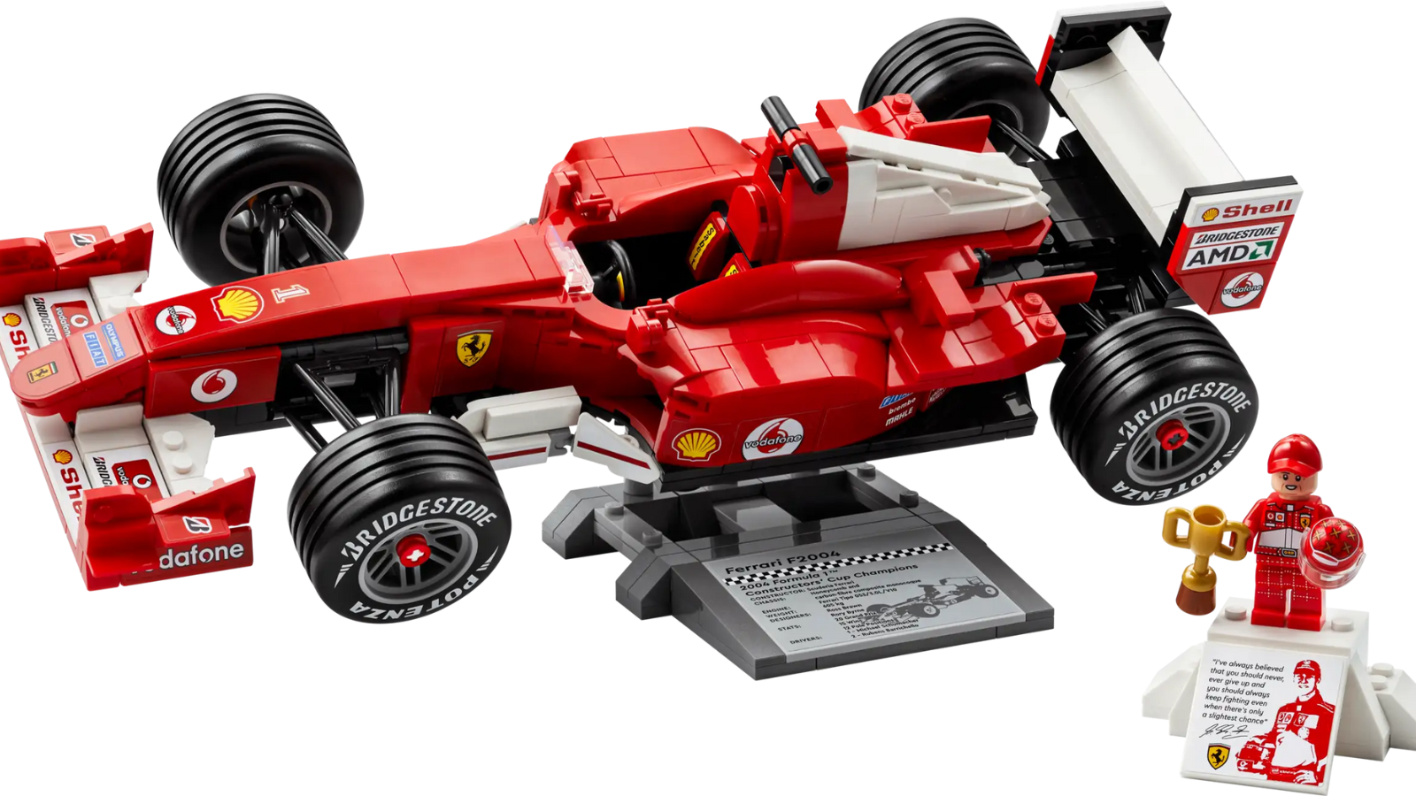 Lego launches new set paying tribute to iconic Michael Schumacher Ferrari F2004