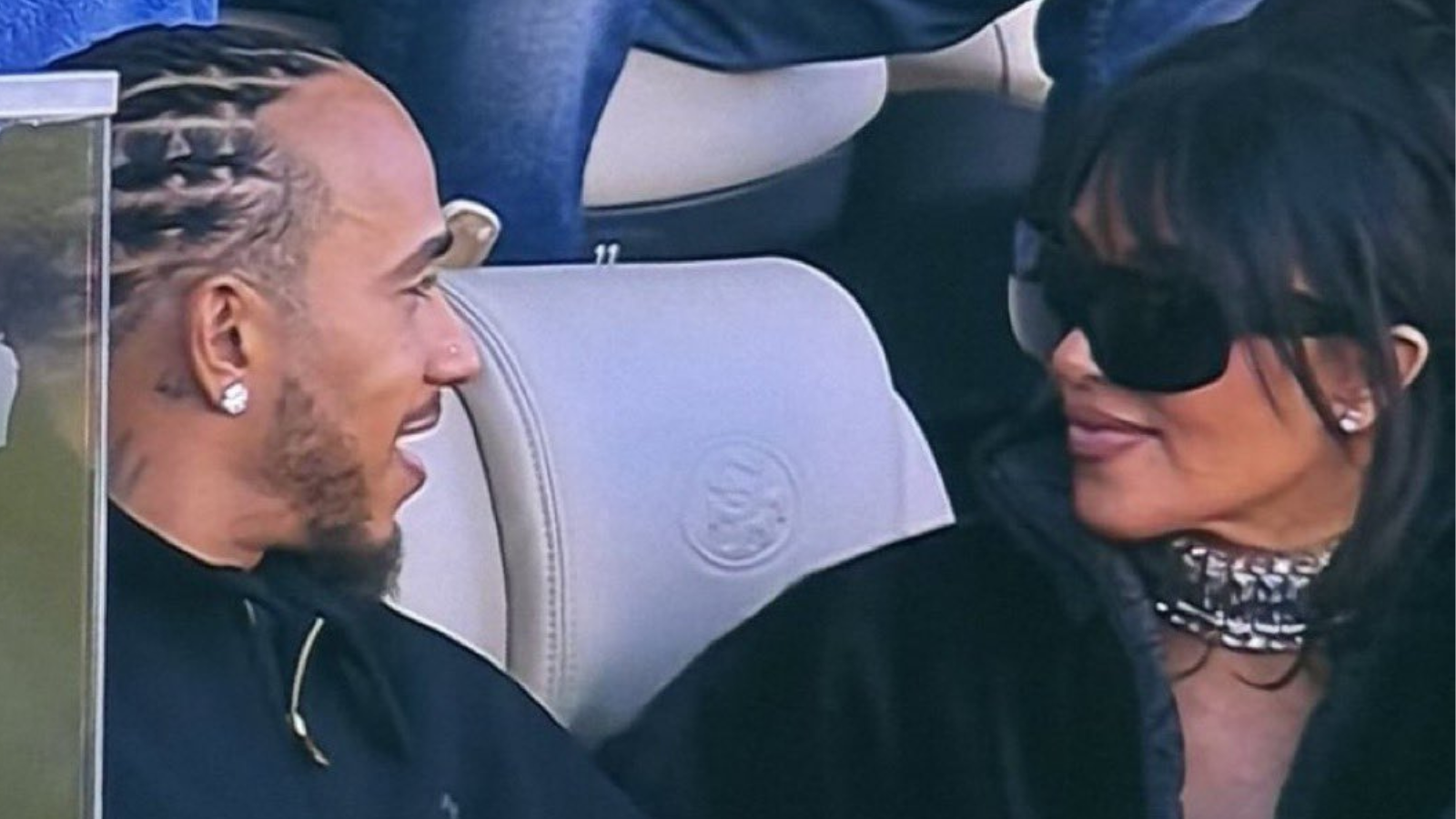 Lewis Hamilton and Kim Kardashian dating? Super Bowl appearance fuels romance rumours