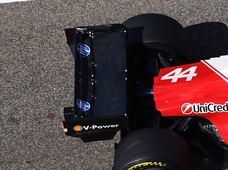 Formel-1-Technik: Neuer Ferrari-Heckflügel erinnert an Mercedes 2011 Formel-1-Technik: Neuer Ferrari-Heckflügel erinnert an Mercedes 2011