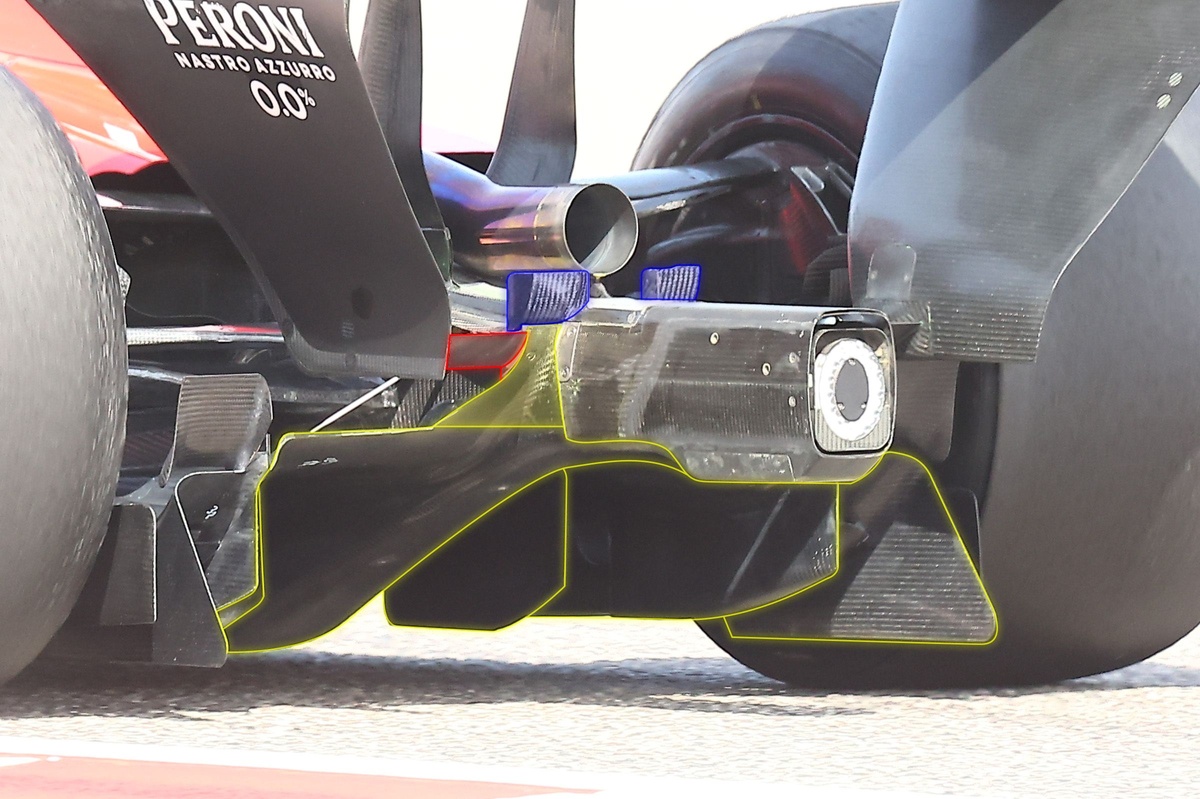 Ferrari, Bahreyn’e “uzatılmış difüzör” tasarımıyla geldi