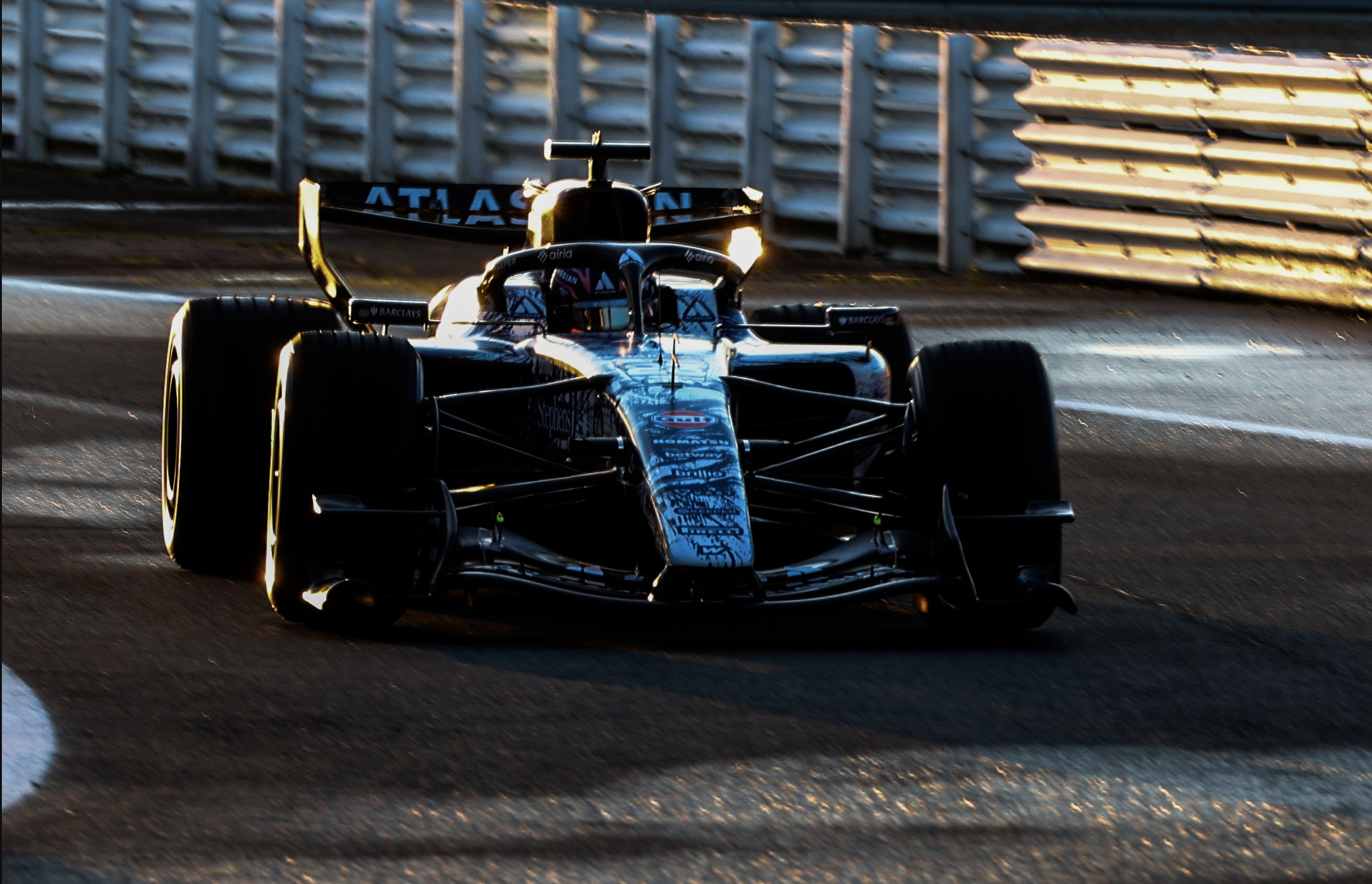First Look: 2026 Williams F1 car finally breaks cover in shakedown run
