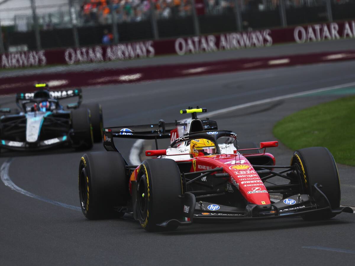 Ferrari: Lewis Hamilton glaubt an Aufholjagd gegen Mercedes