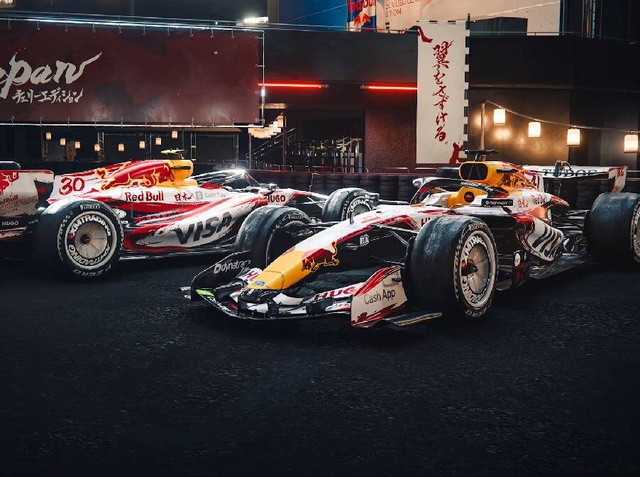 Racing Bulls in Japan mit spektakulärem Spezialdesign Racing Bulls in Japan mit spektakulärem Spezialdesign