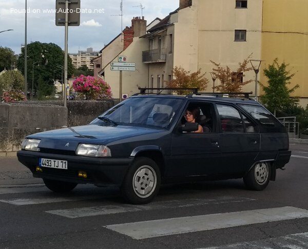 Citroen – BX – 1.9 Evasion (107 bg) 4×4 – Teknik Özellikler