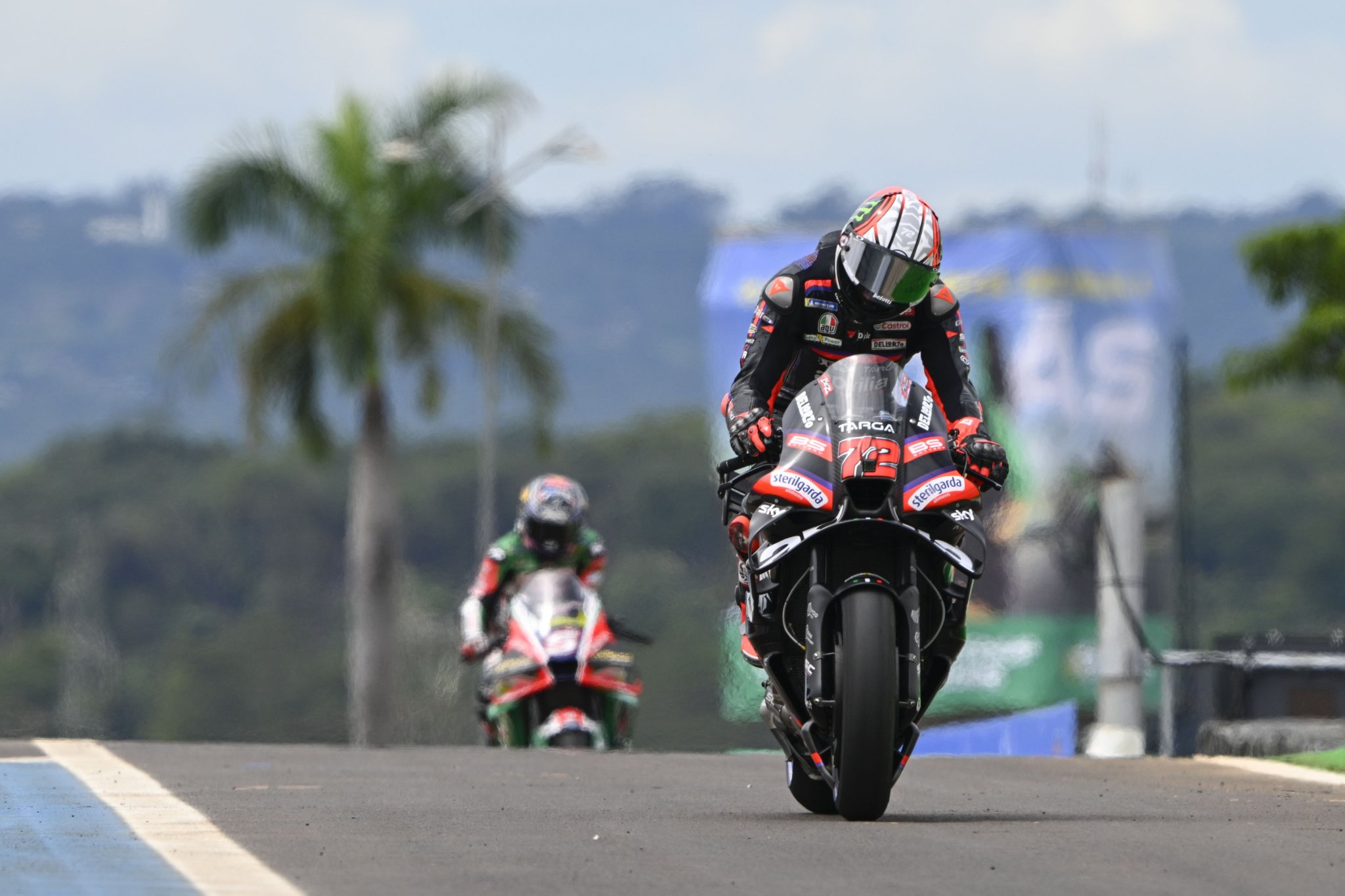 Marco Bezzecchi dominates shortened Brazil MotoGP after track issues