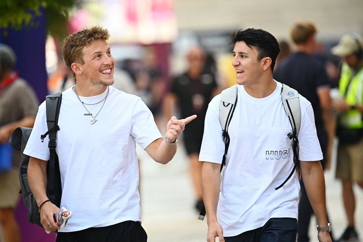 Lawson, drift kart yarışında Hadjar’a üstünlük kurdu