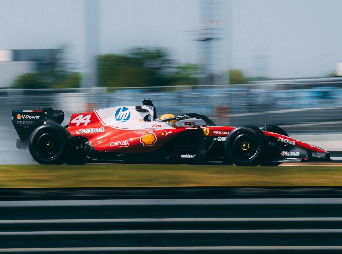 Test in Fiorano: Fast 300 Runden für Lewis Hamilton Test in Fiorano: Fast 300 Runden für Lewis Hamilton