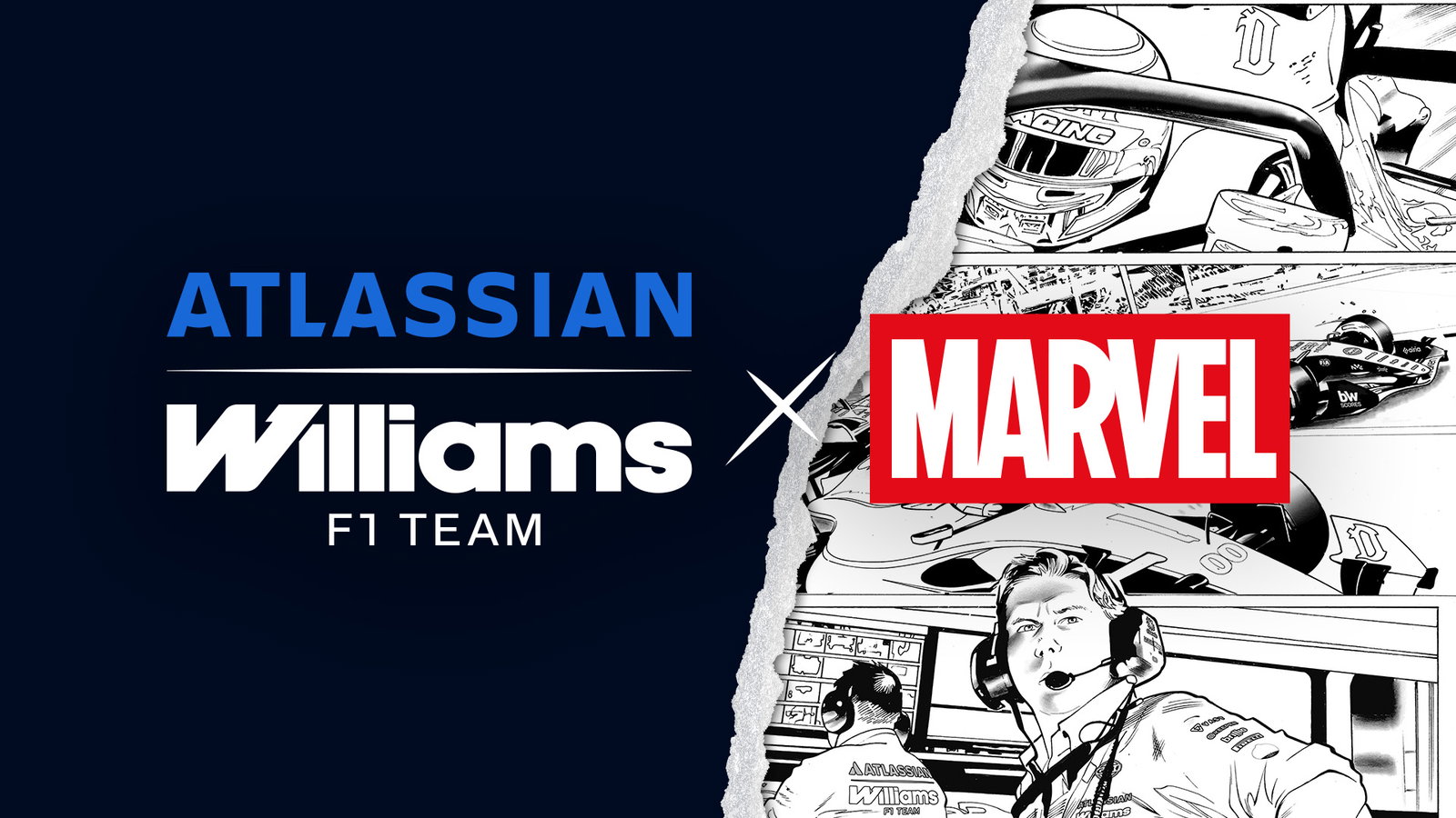 Williams battle Marvel’s Doctor Doom as F1 crossover launched