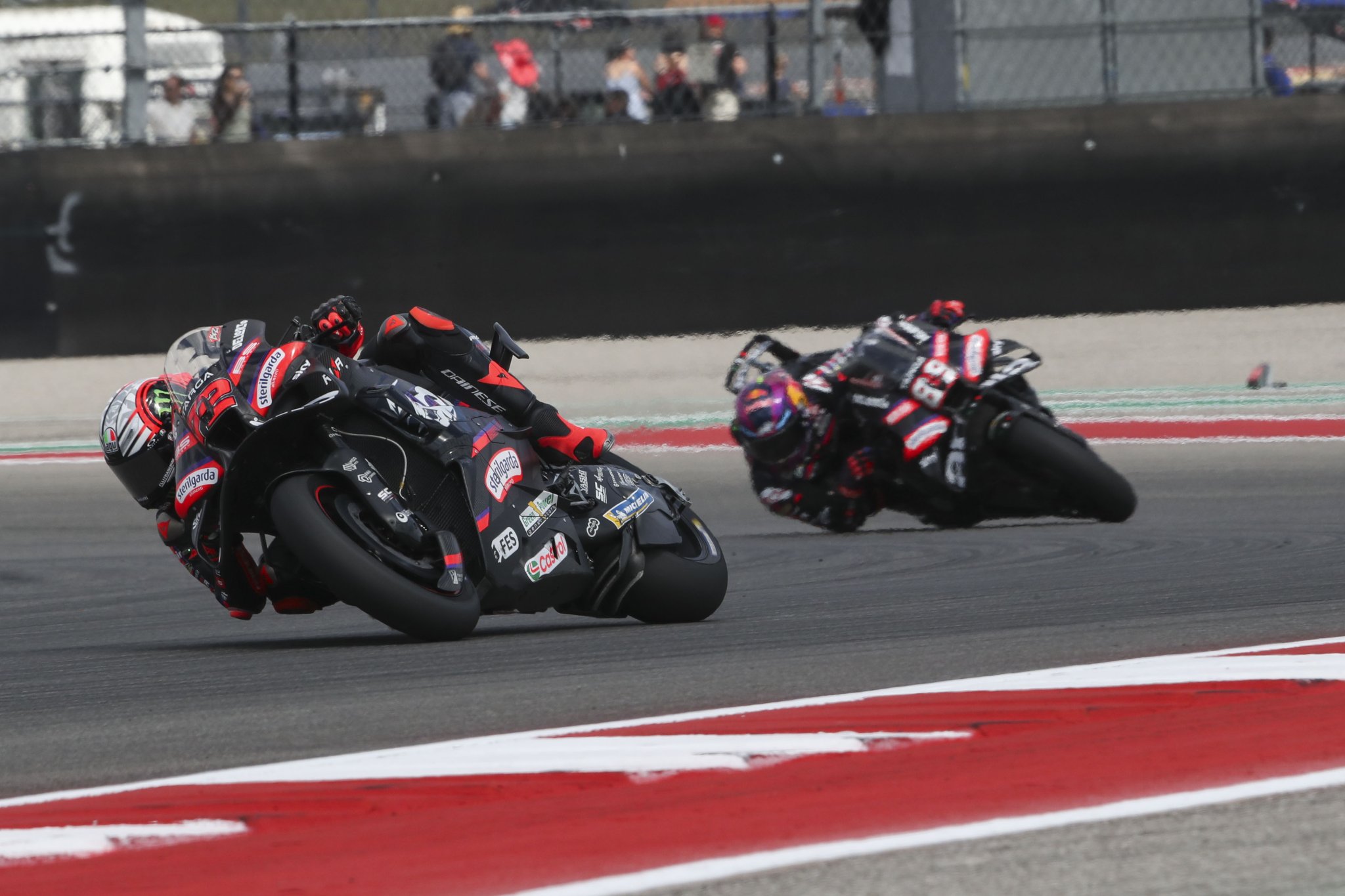 Marco Bezzecchi jokes he’ll copy Valentino Rossi tactic in tense Aprilia duel